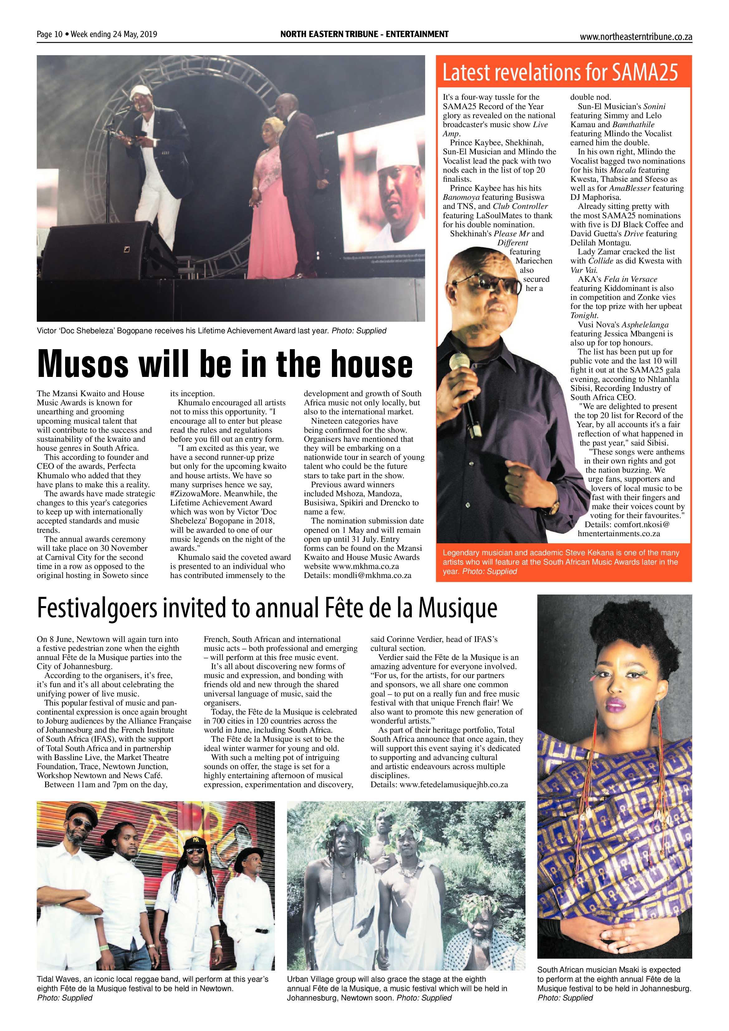 North Eastern Tribune 24 May, 2019 page 10