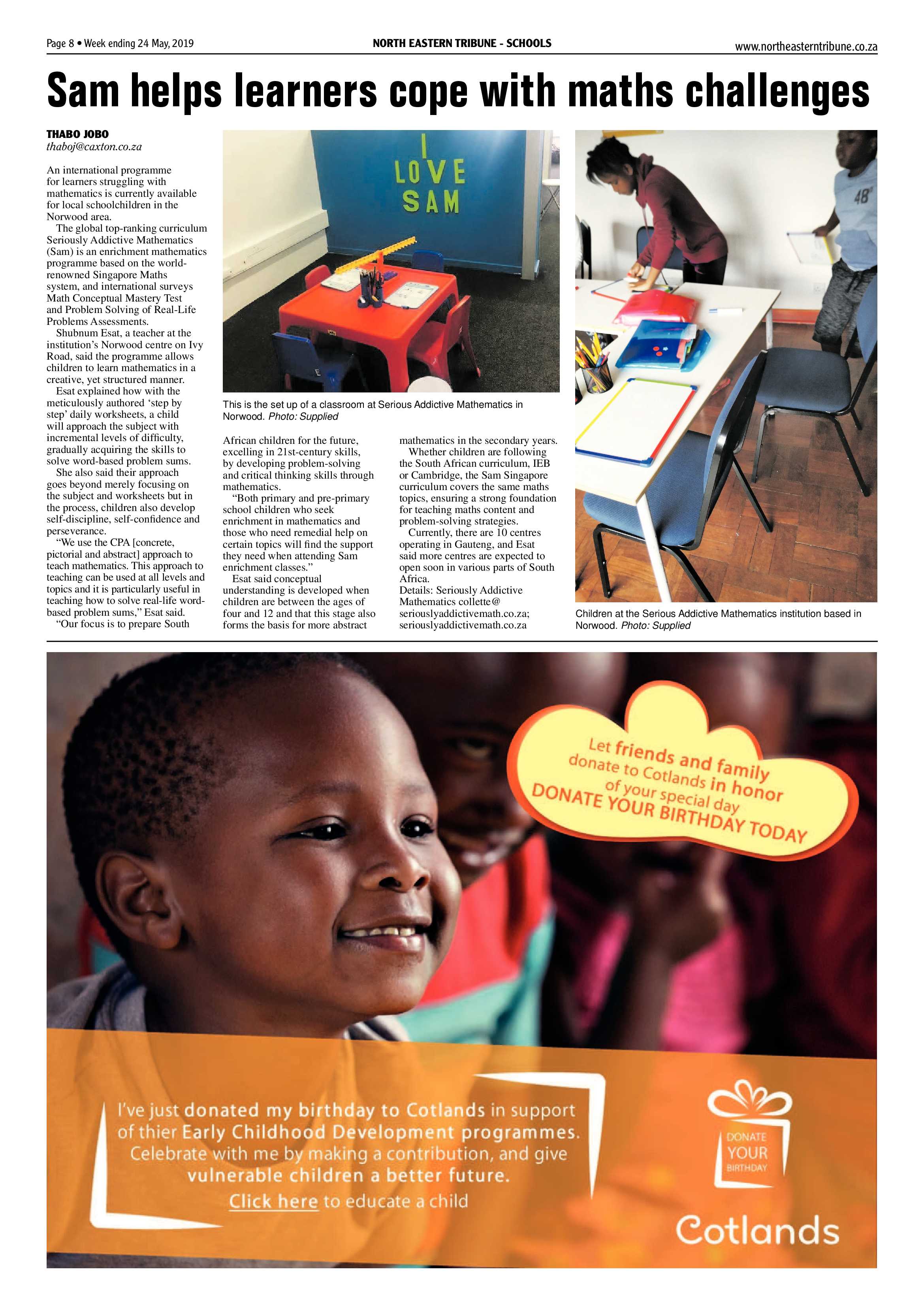 North Eastern Tribune 24 May, 2019 page 8