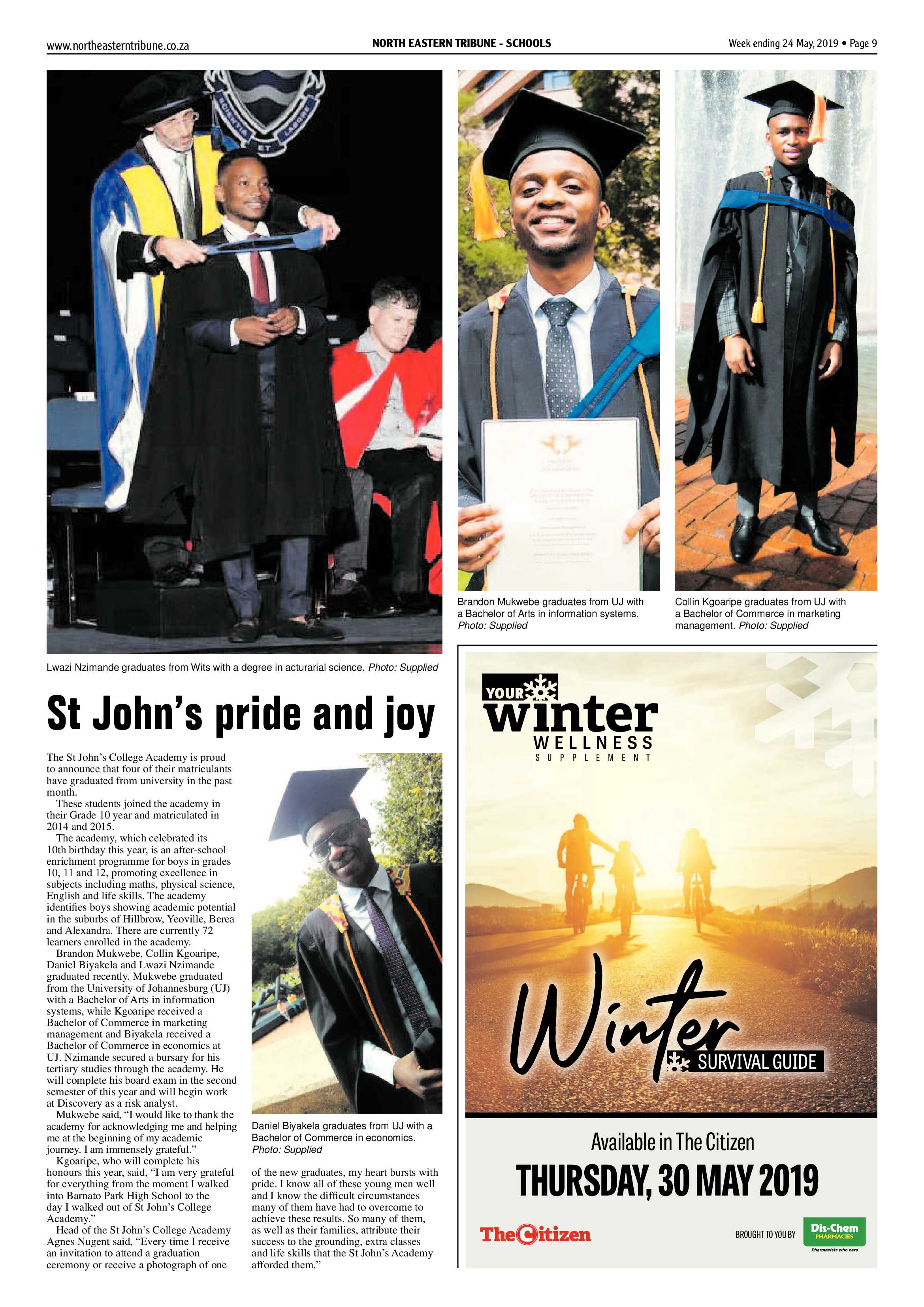 North Eastern Tribune 24 May, 2019 page 9
