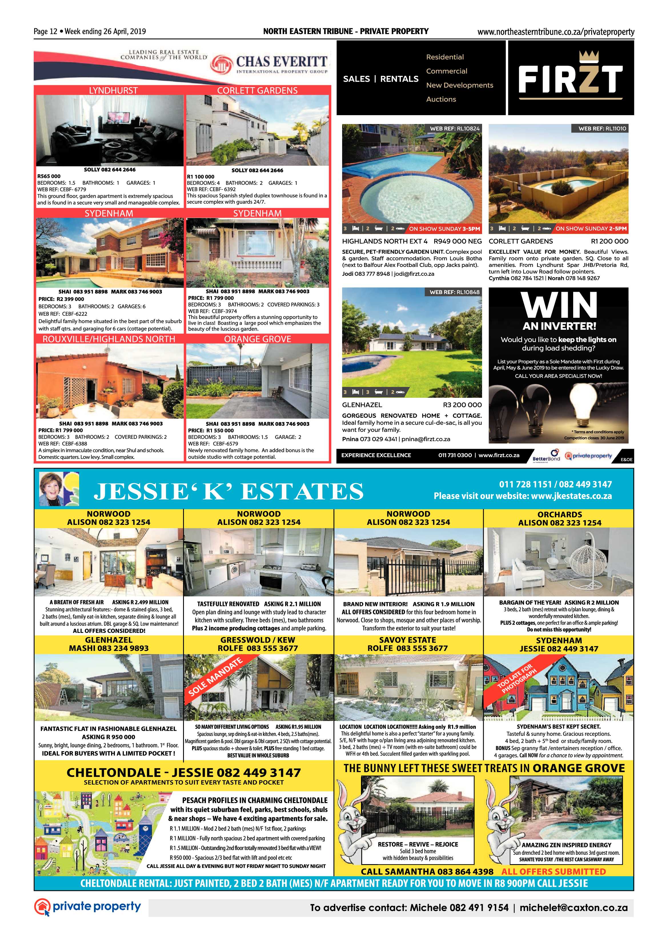 North Eastern Tribune 26 April, 2019 page 12