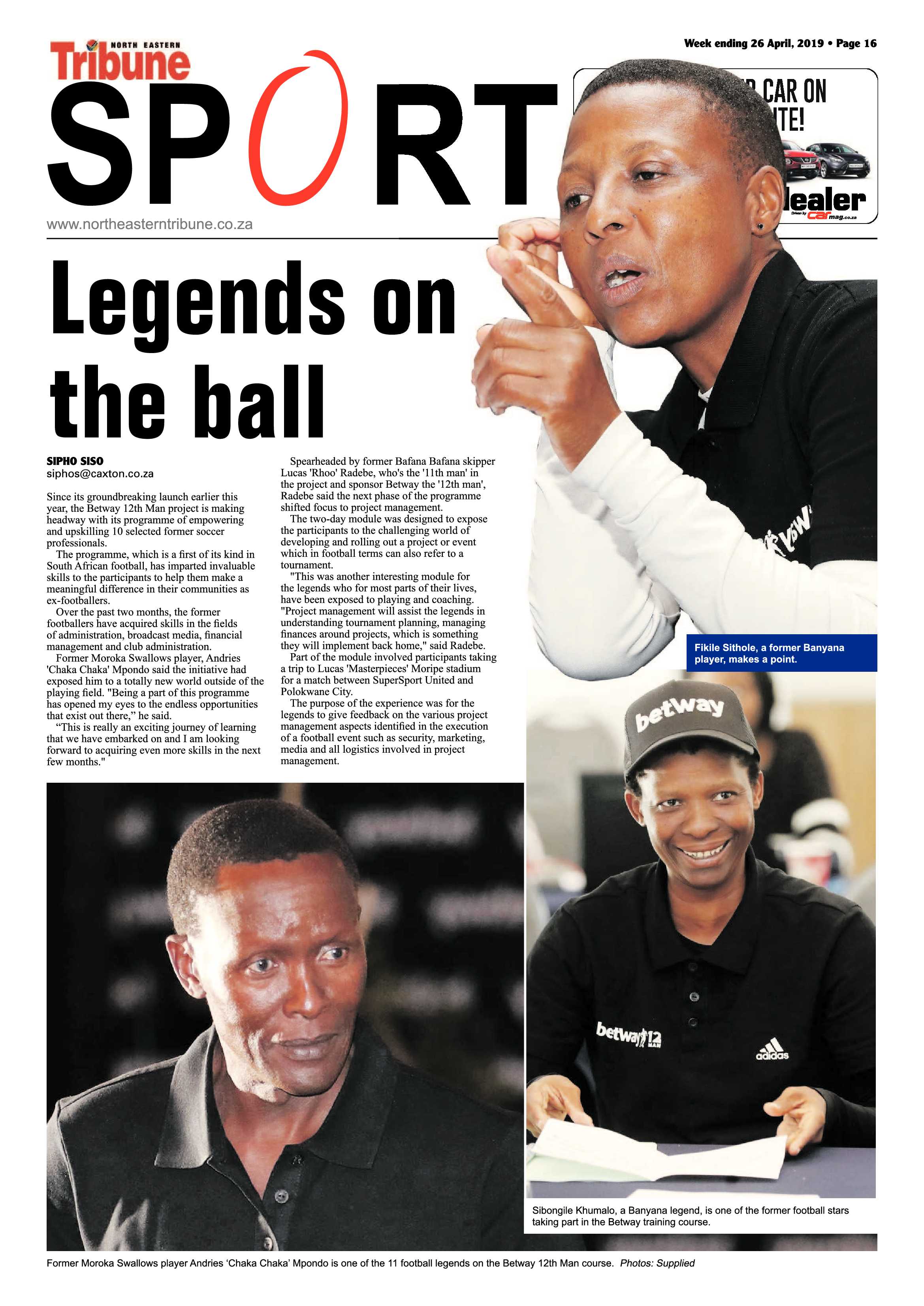 North Eastern Tribune 26 April, 2019 page 16