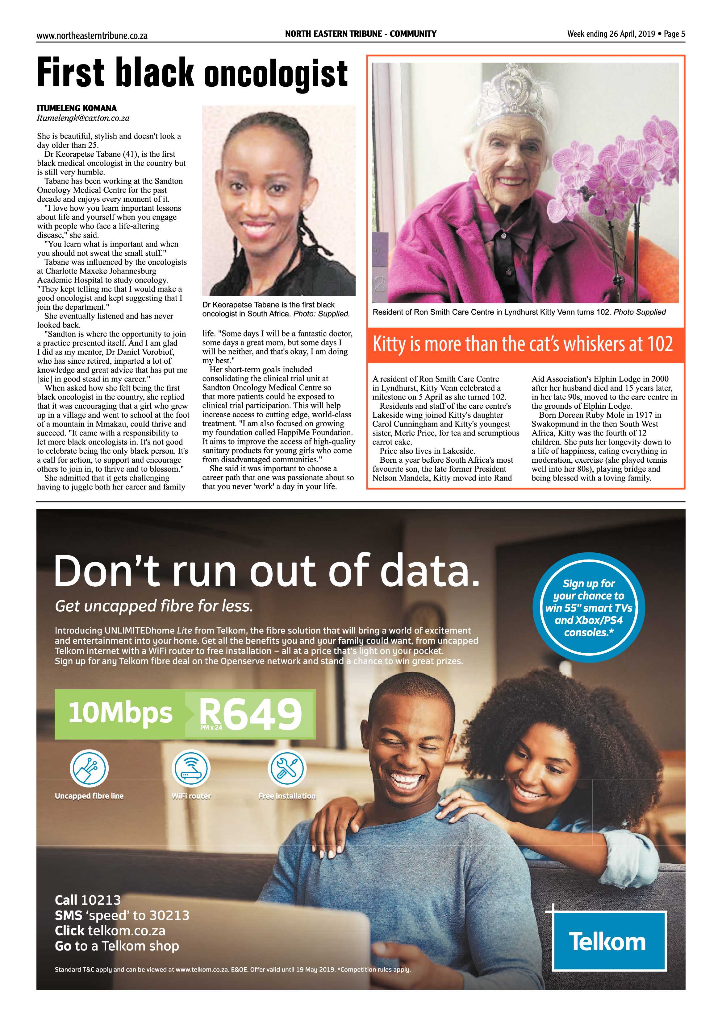 North Eastern Tribune 26 April, 2019 page 5