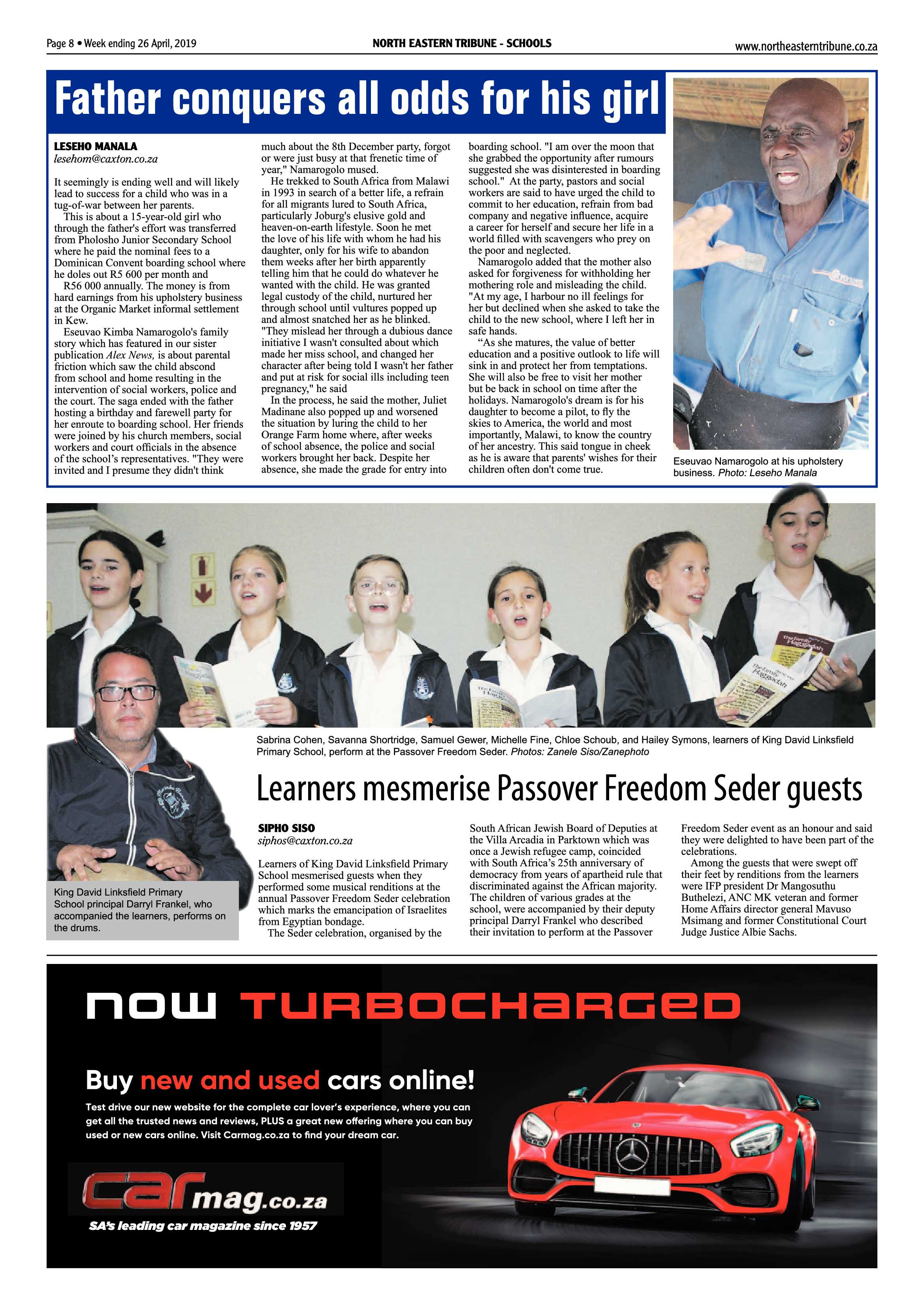 North Eastern Tribune 26 April, 2019 page 8