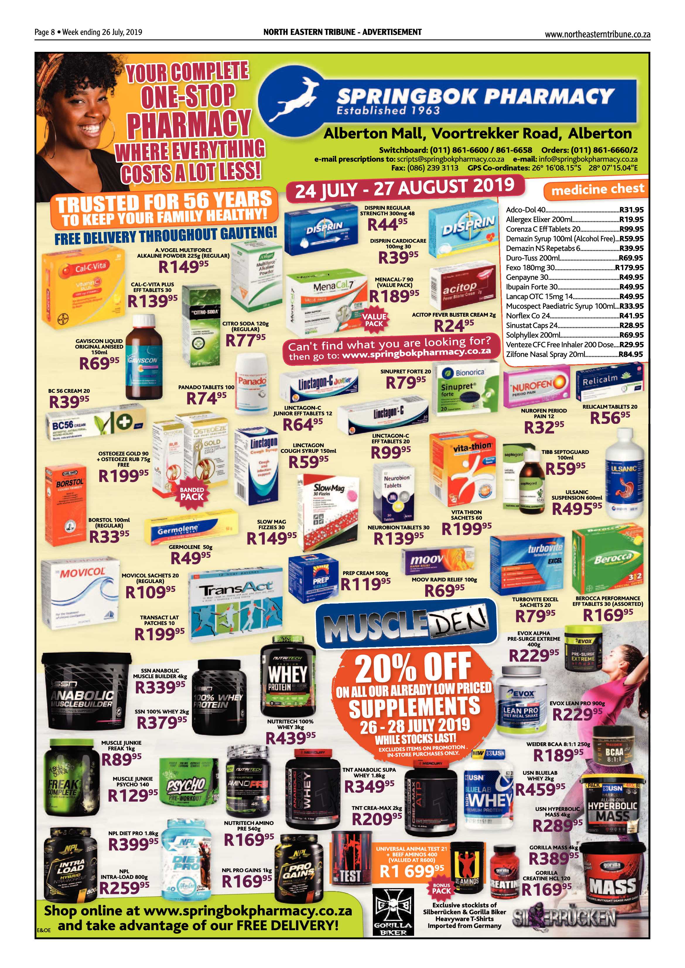 North Eastern Tribune 26 July, 2019 page 8