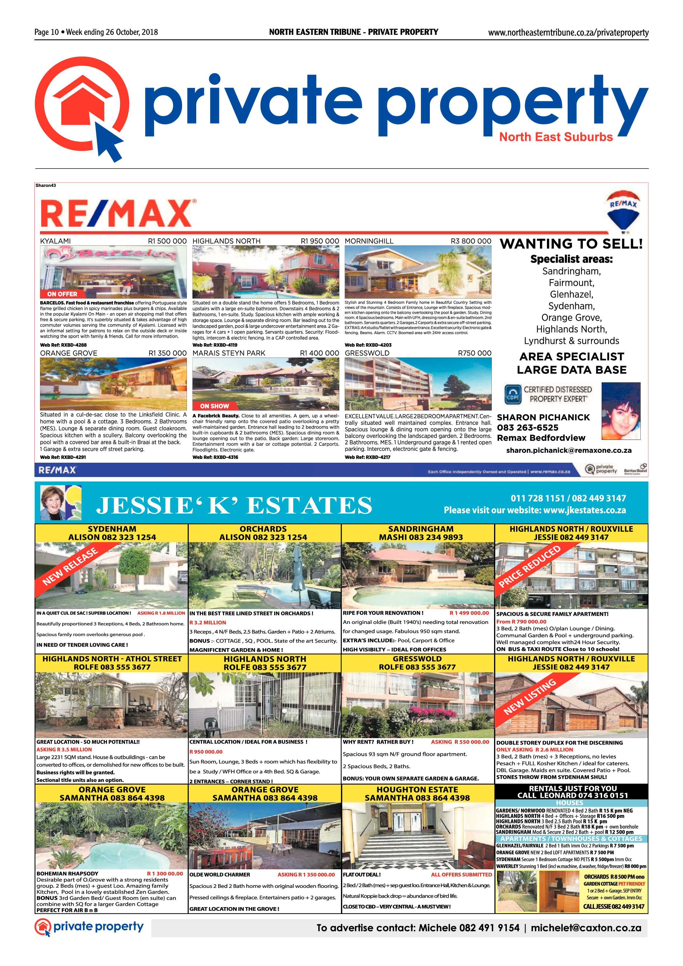 North Eastern Tribune 26 October, 2018 page 10
