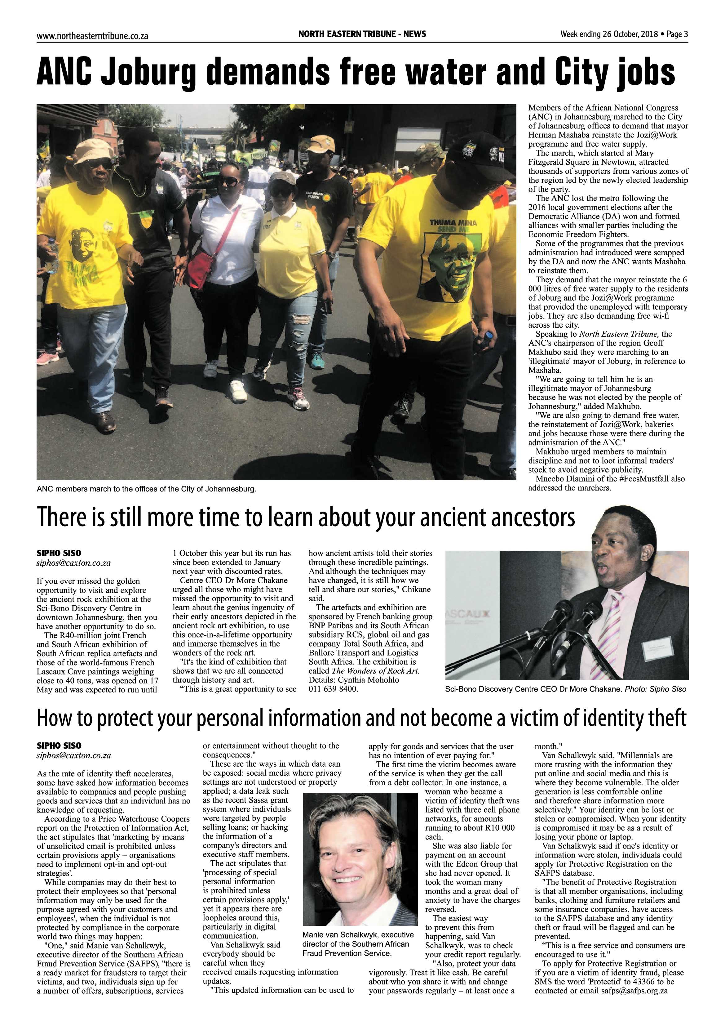 North Eastern Tribune 26 October, 2018 page 3