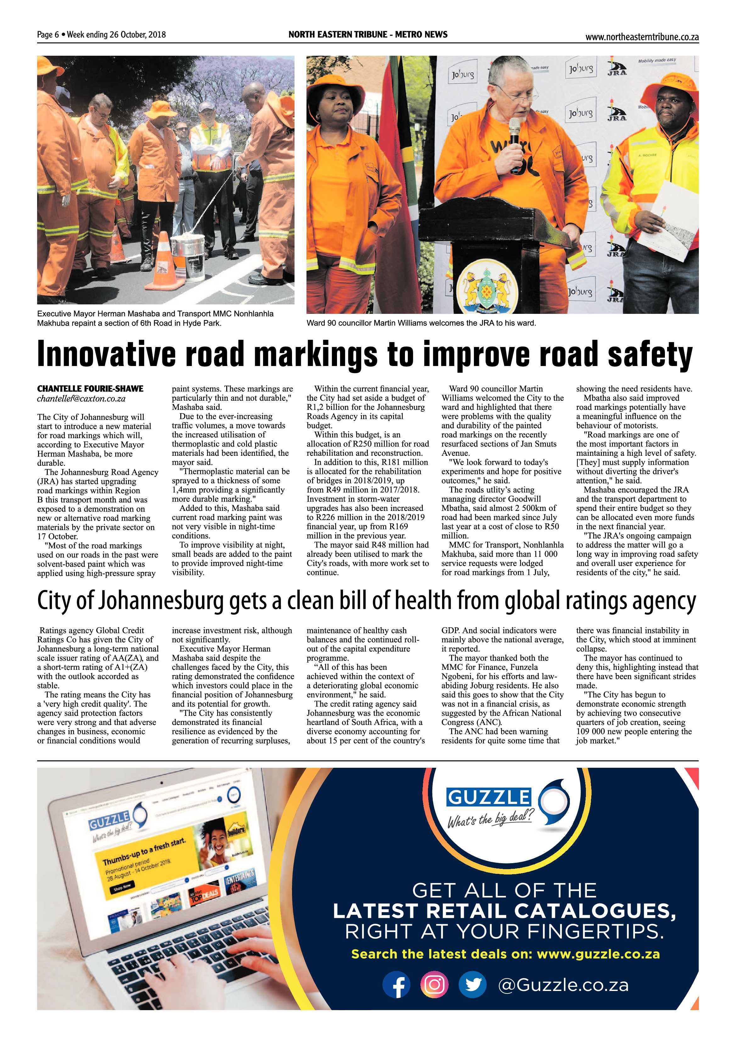 North Eastern Tribune 26 October, 2018 page 6