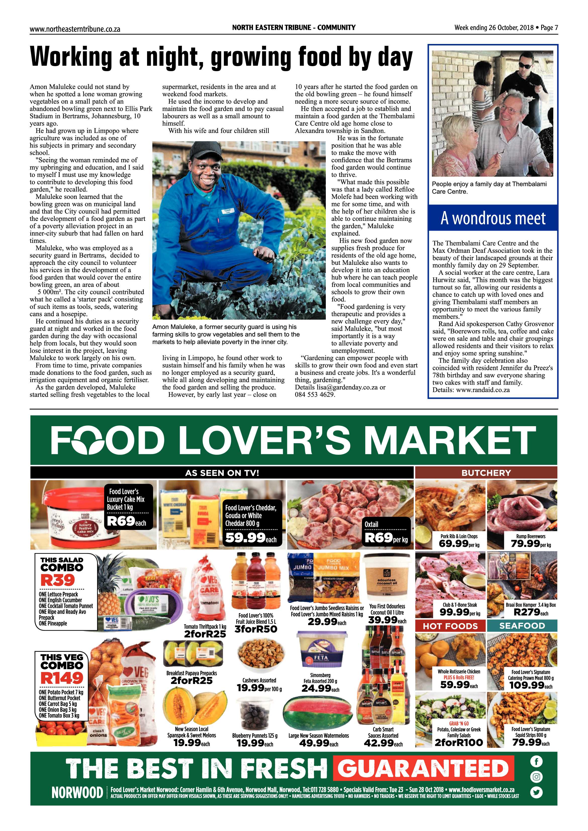 North Eastern Tribune 26 October, 2018 page 7