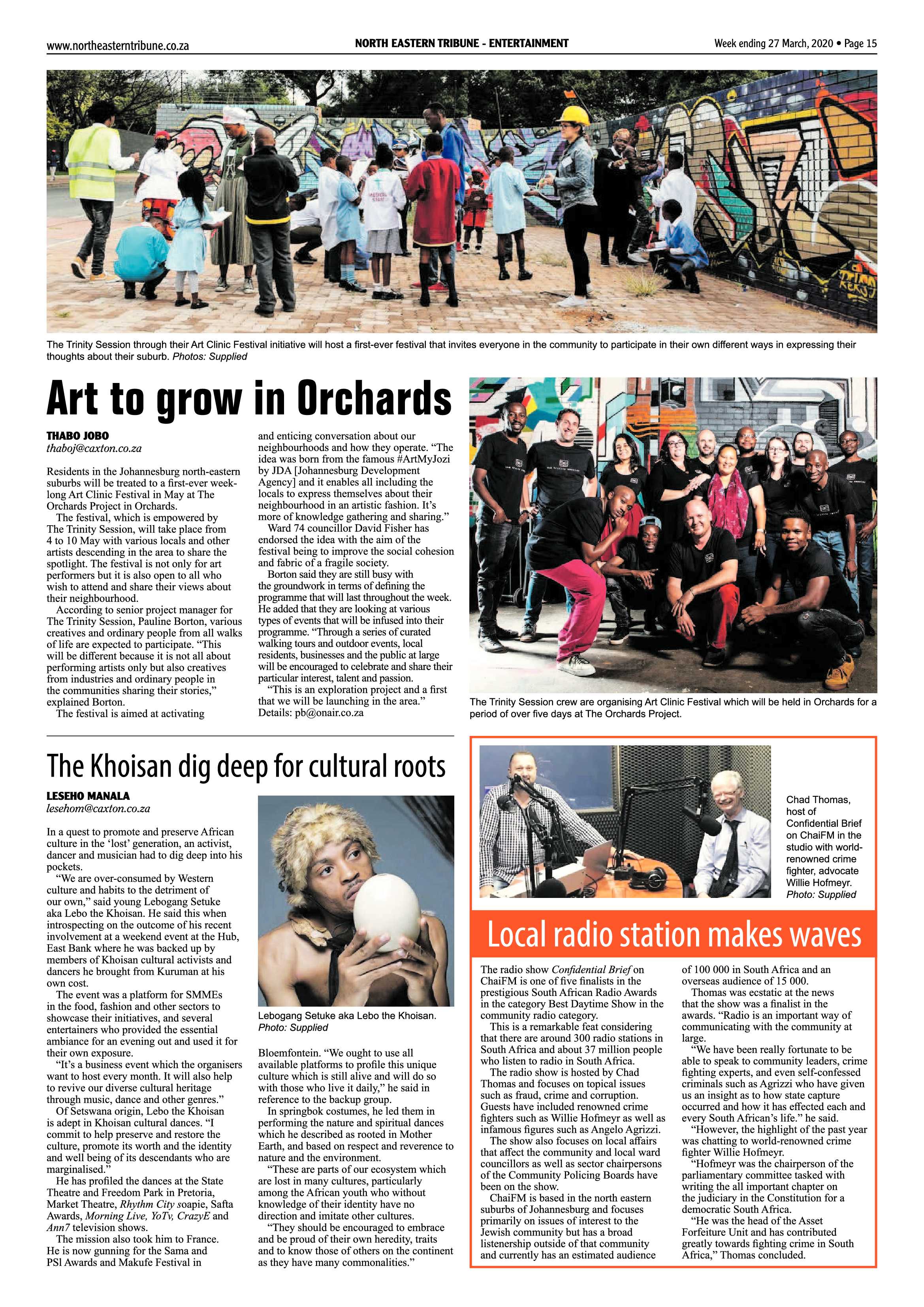 North Eastern Tribune 27 March 2020 page 15