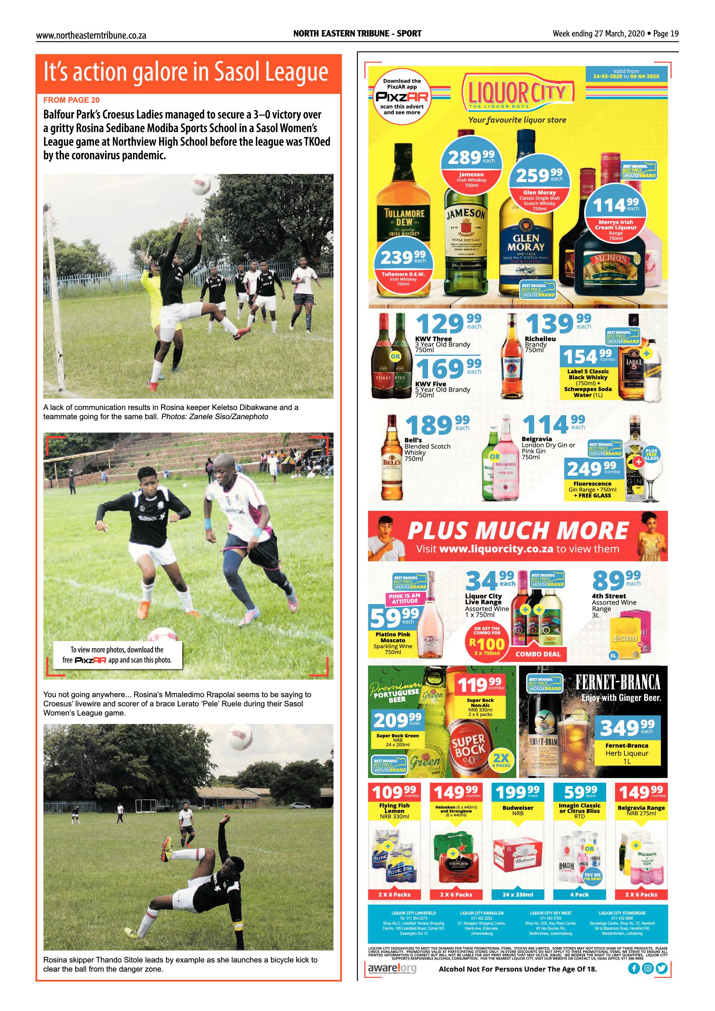 North Eastern Tribune 27 March 2020 page 19