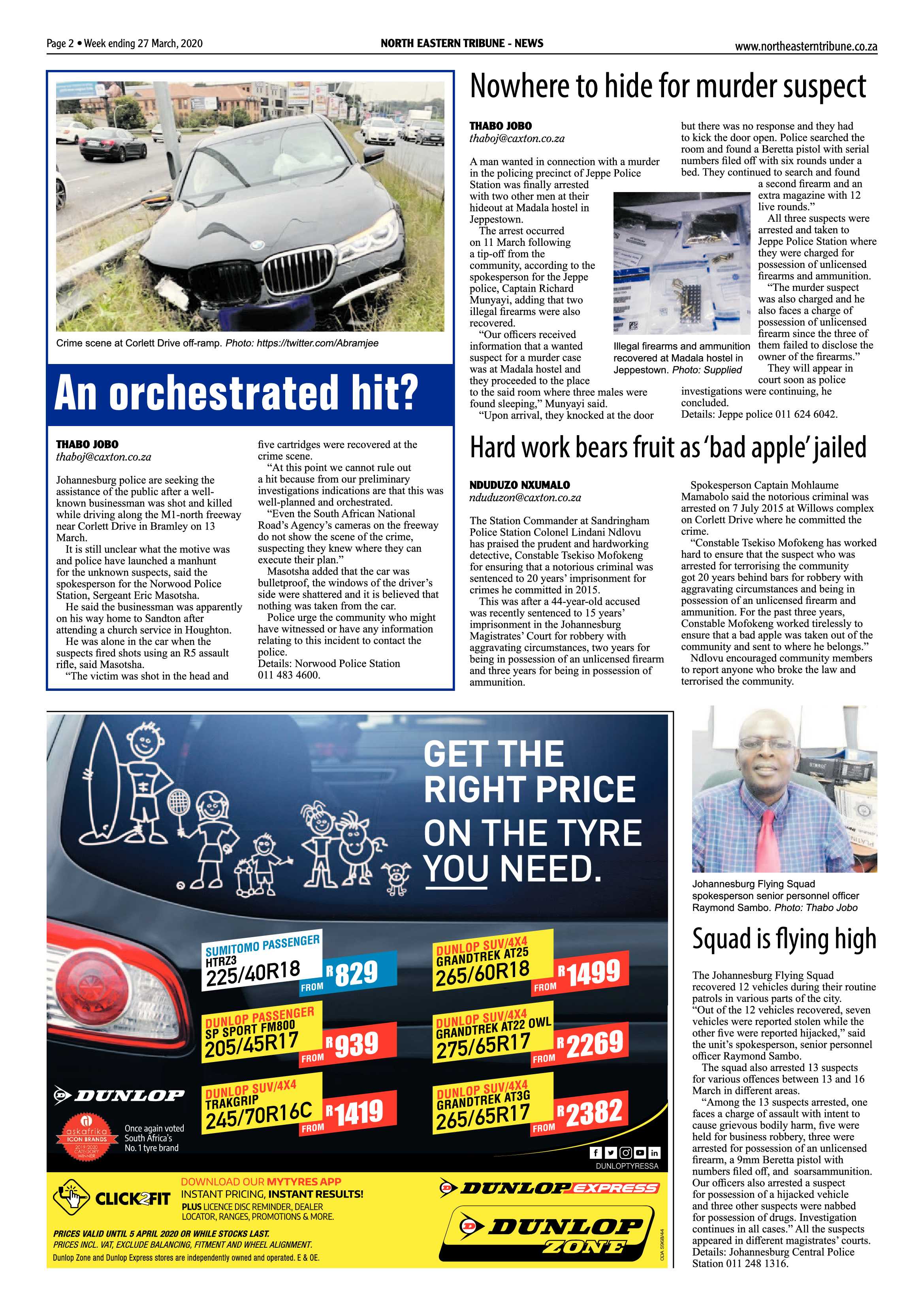 North Eastern Tribune 27 March 2020 page 2