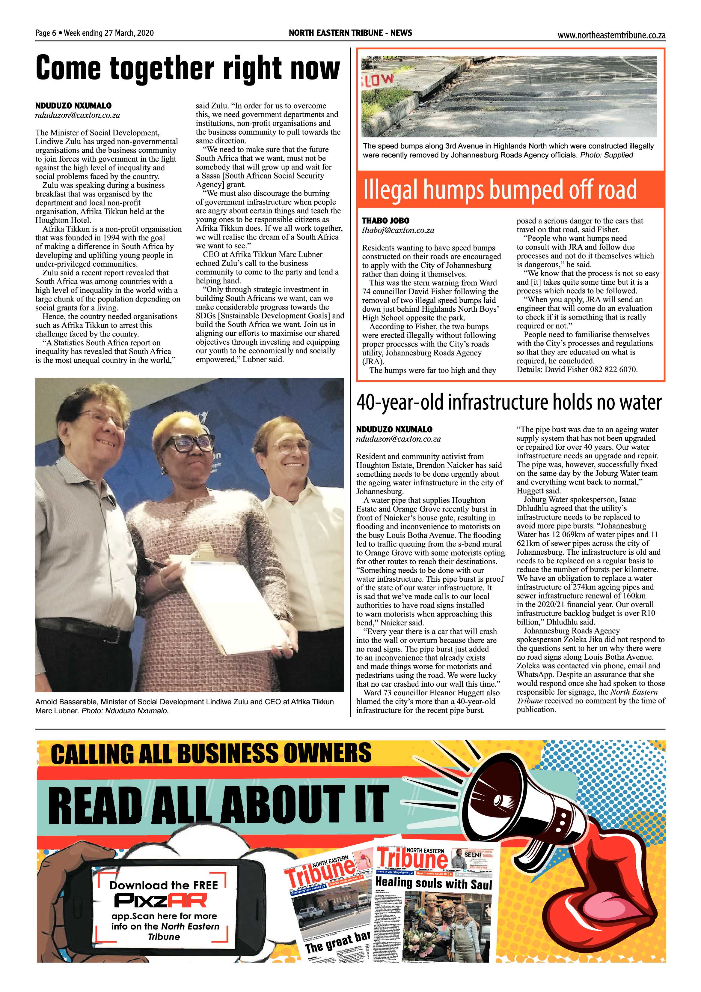 North Eastern Tribune 27 March 2020 page 6