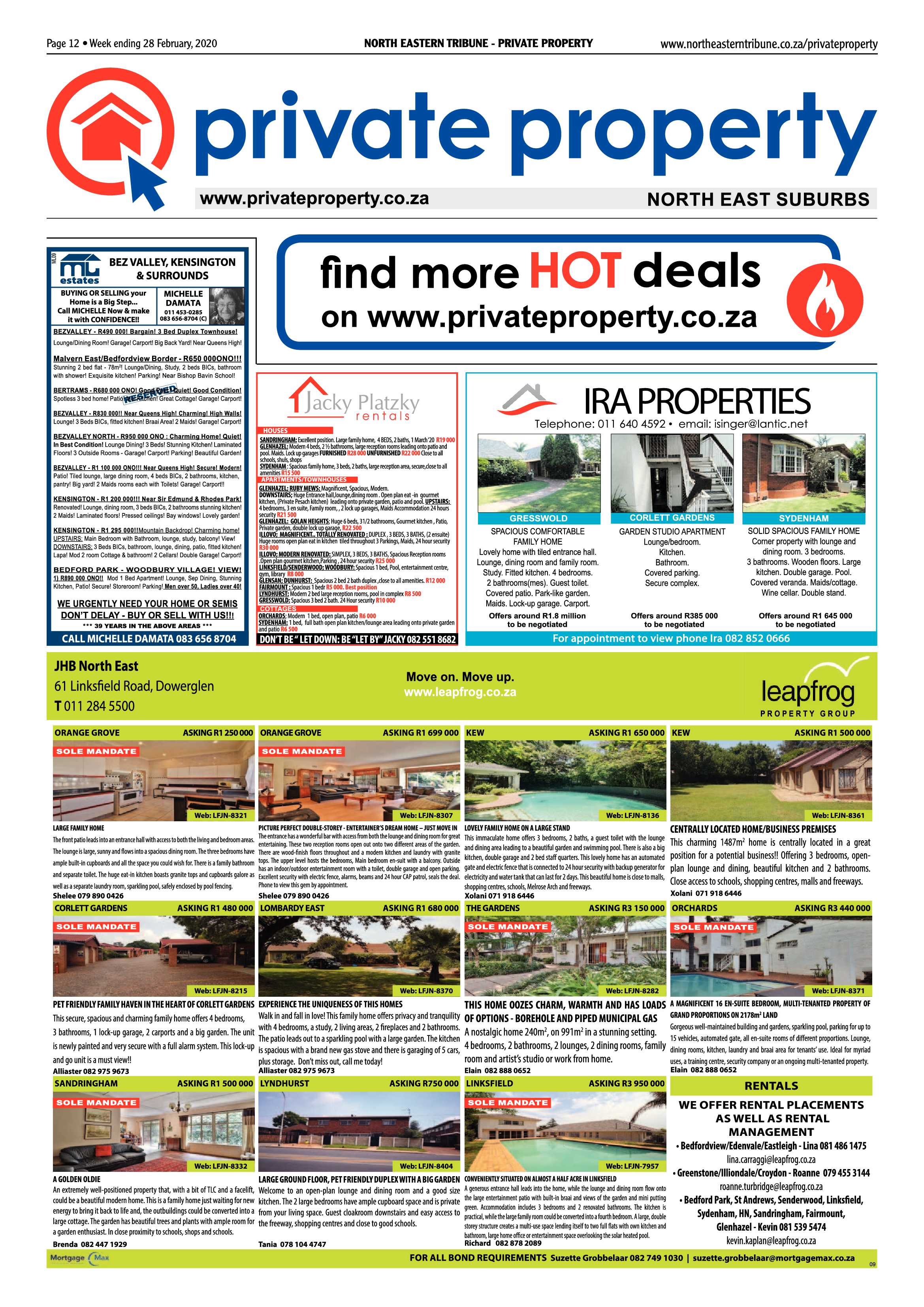 North Eastern Tribune 28 February 2020 page 12