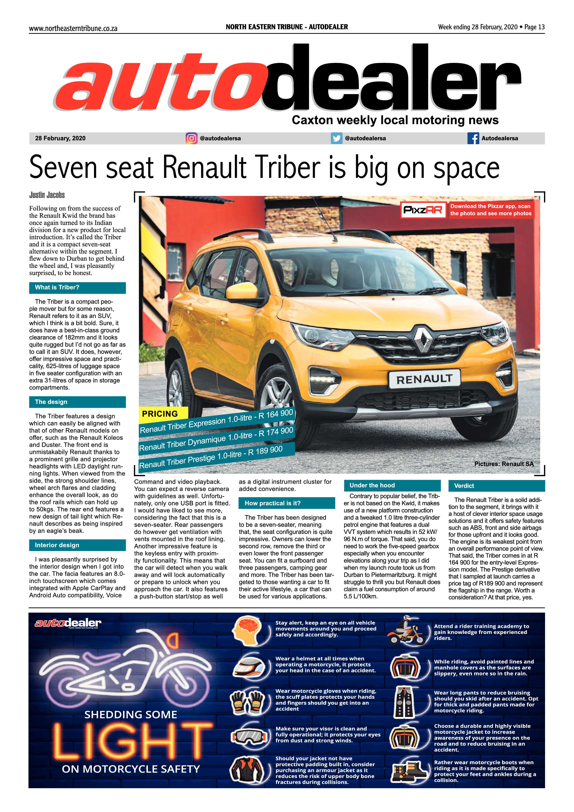 North Eastern Tribune 28 February 2020 page 13