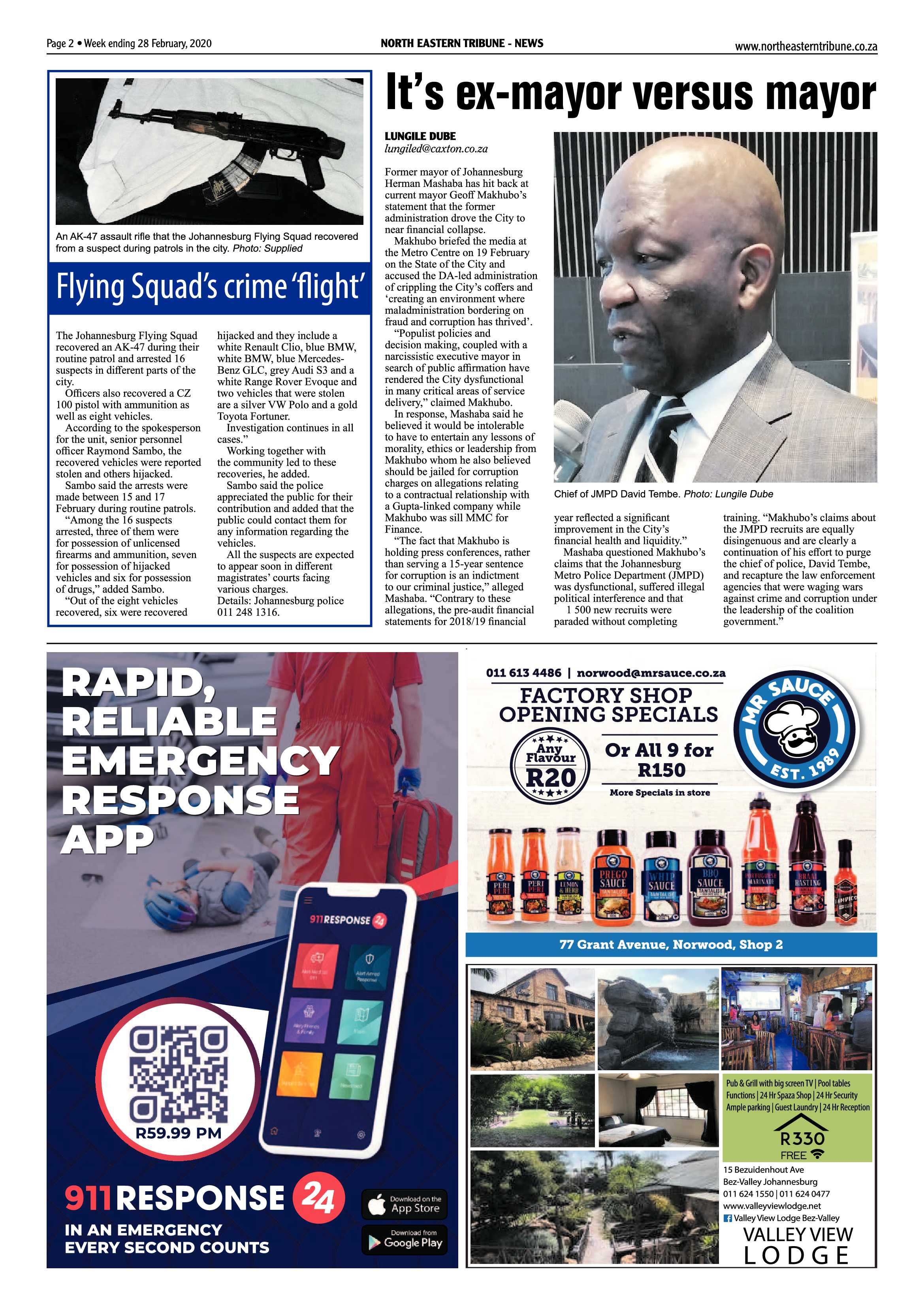 North Eastern Tribune 28 February 2020 page 2