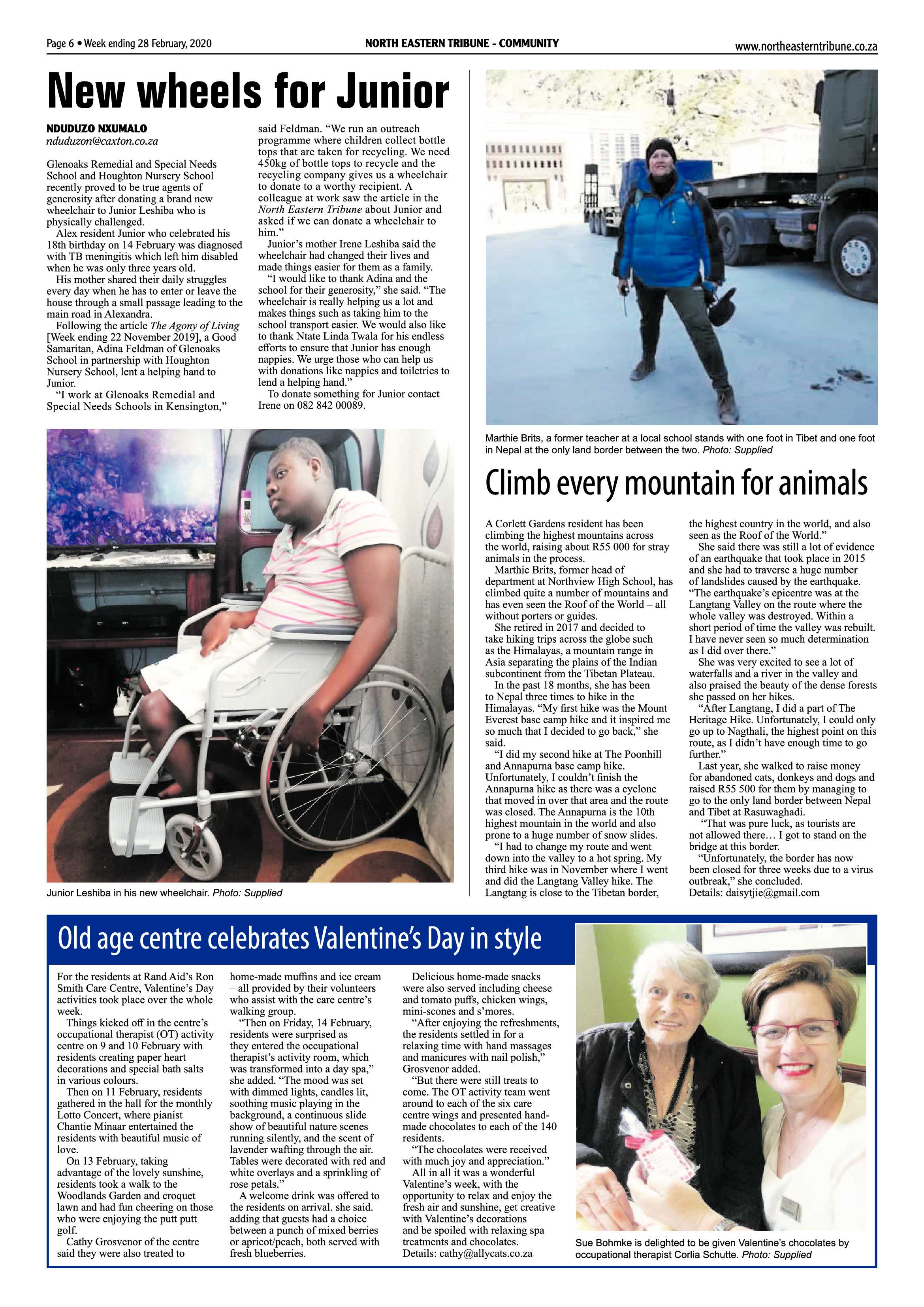 North Eastern Tribune 28 February 2020 page 6
