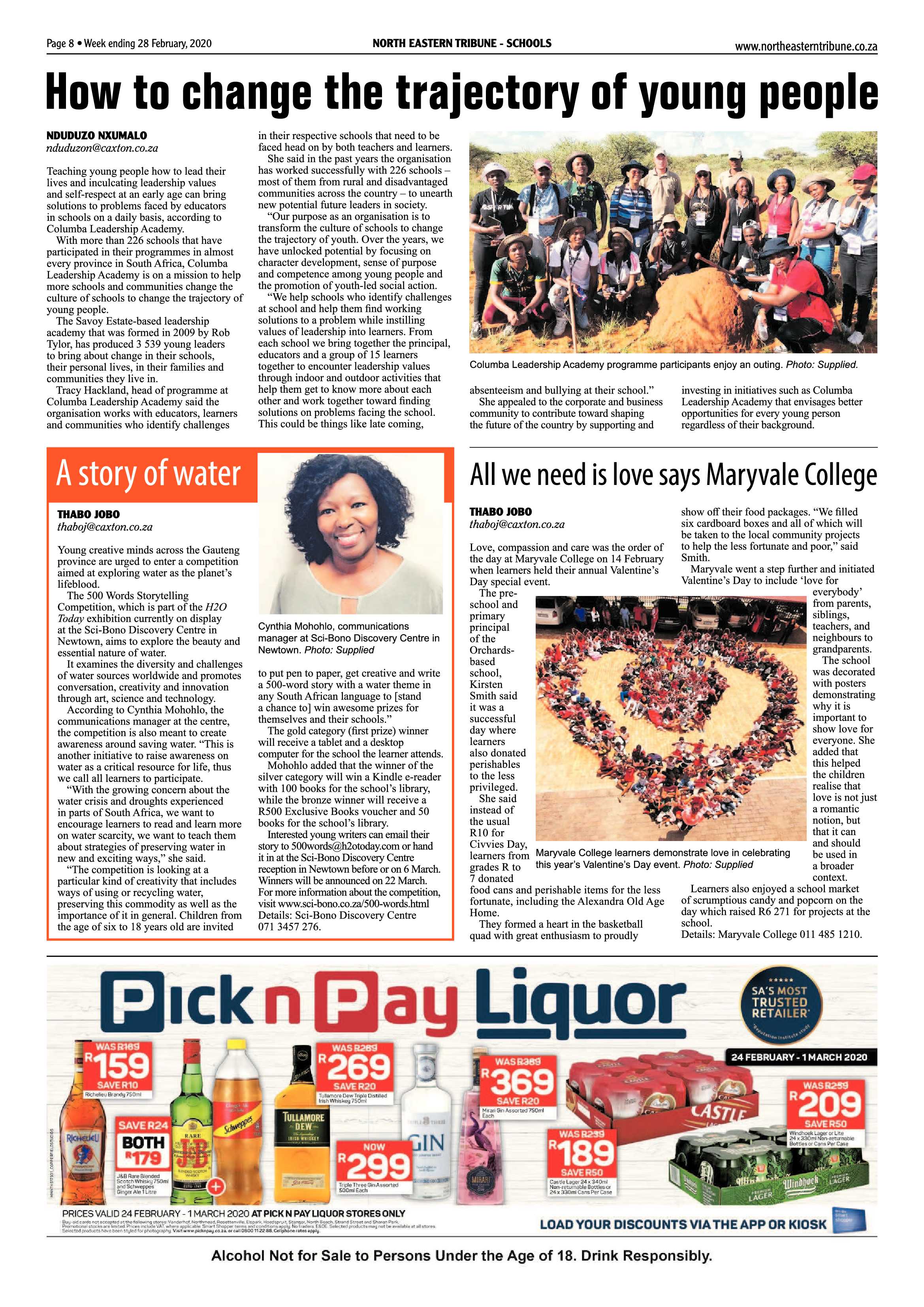 North Eastern Tribune 28 February 2020 page 8