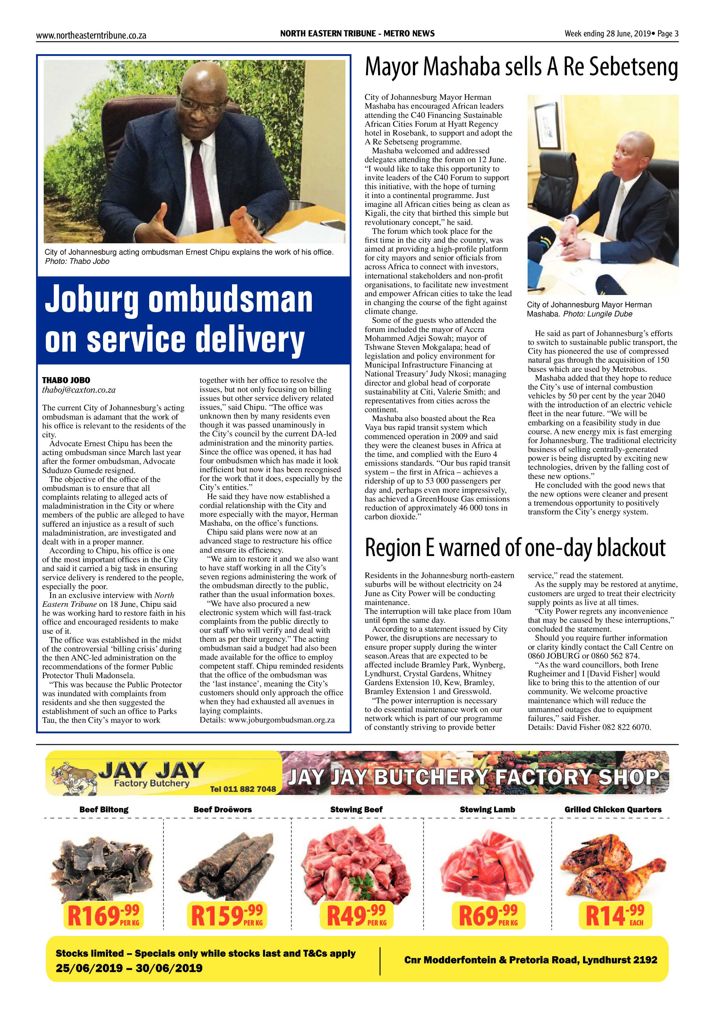 North Eastern Tribune 28 June, 2019 page 3