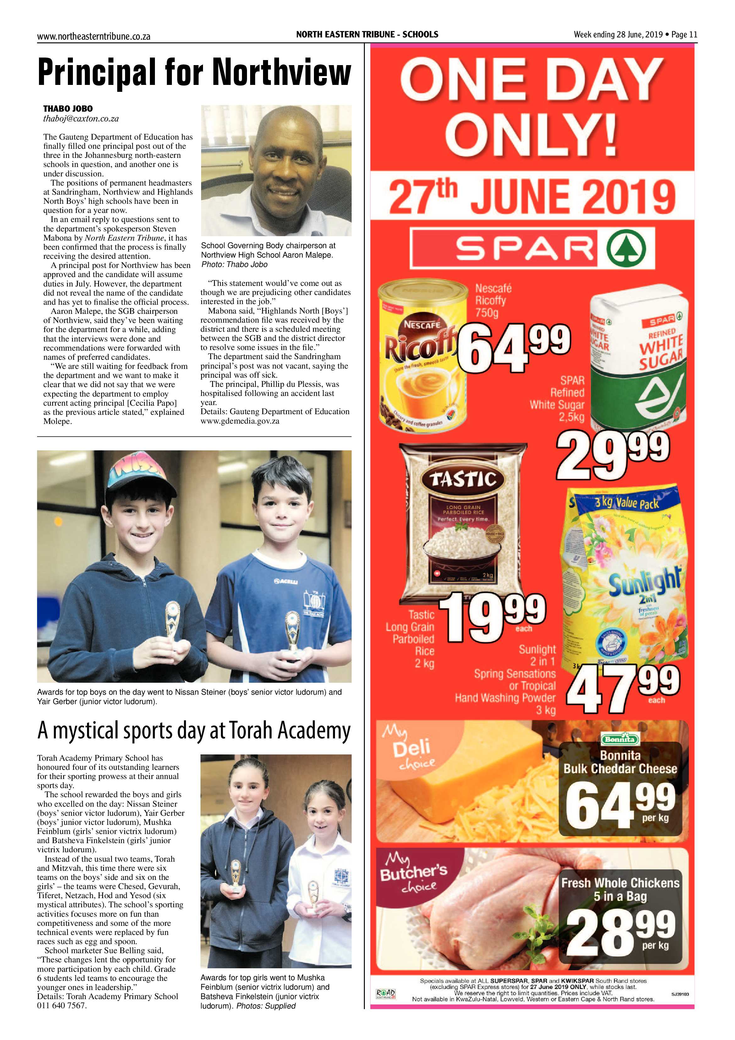 North Eastern Tribune 28 June, 2019 page 9