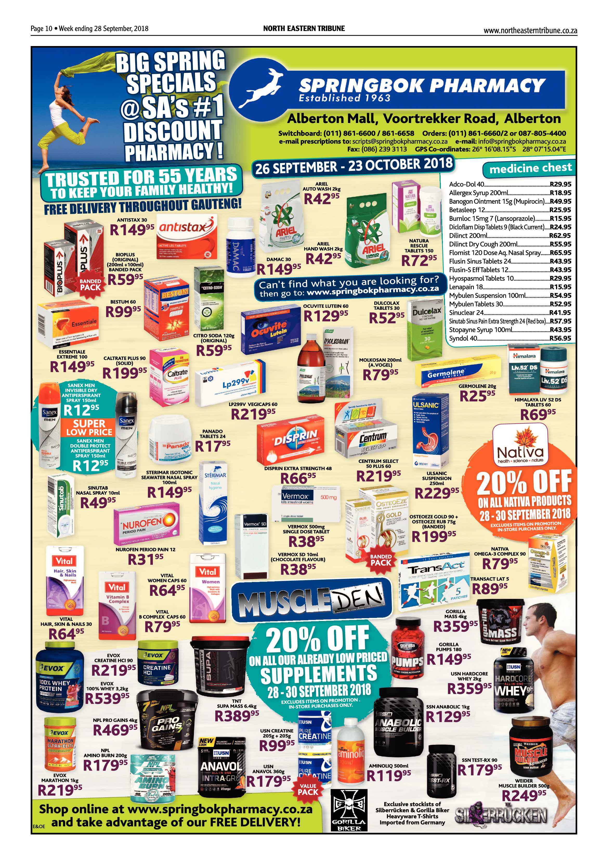 North Eastern Tribune 28 September, 2018 page 10