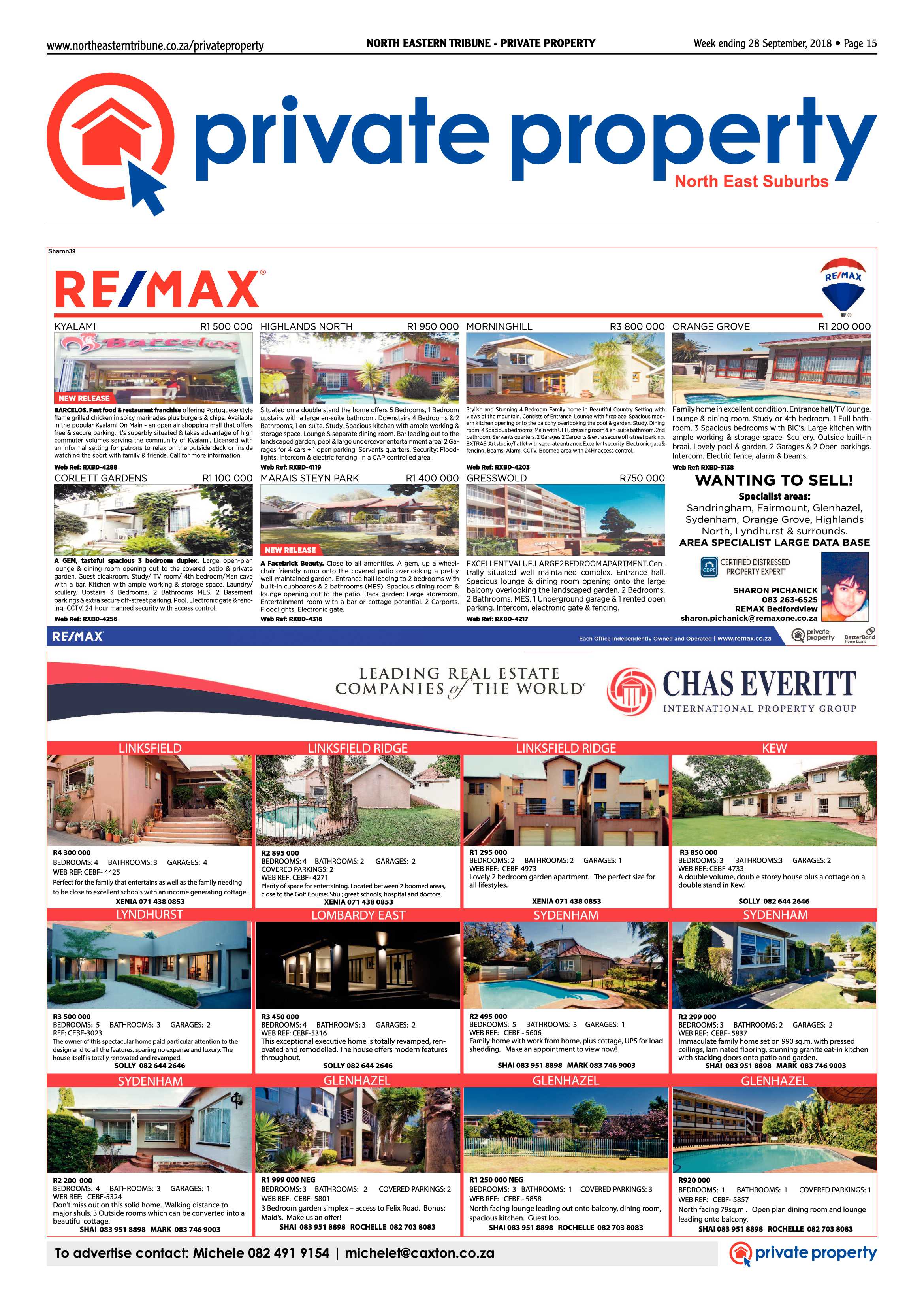 North Eastern Tribune 28 September, 2018 page 15