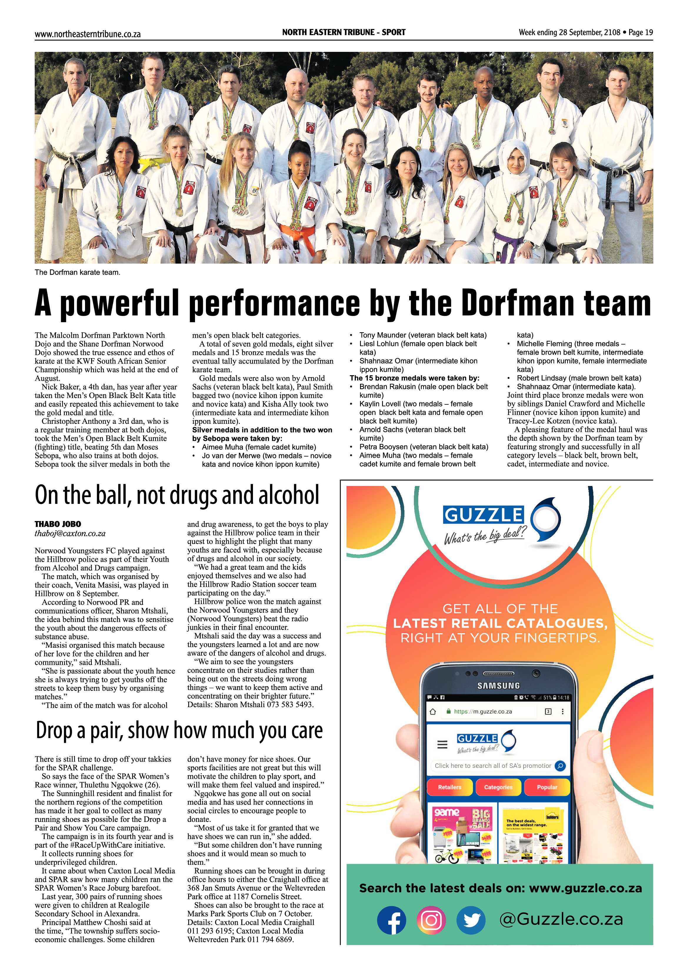 North Eastern Tribune 28 September, 2018 page 19