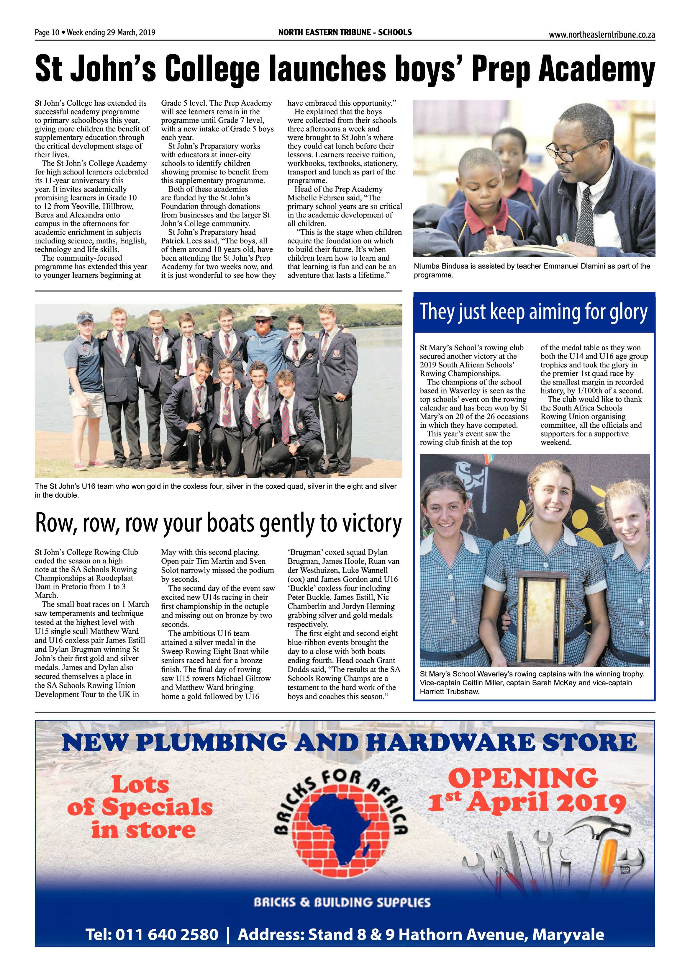 North Eastern Tribune 29 March, 2019 page 10