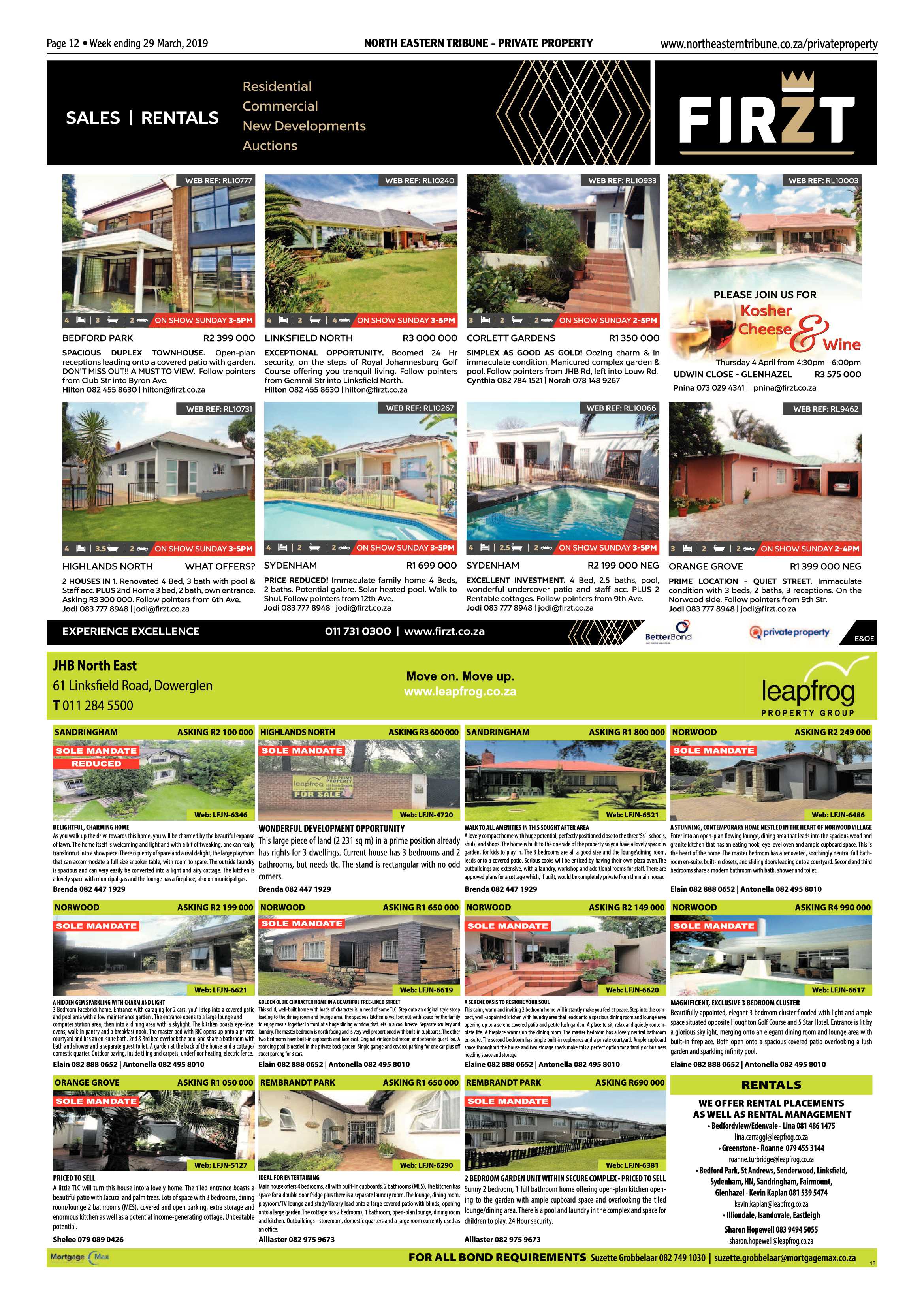 North Eastern Tribune 29 March, 2019 page 12