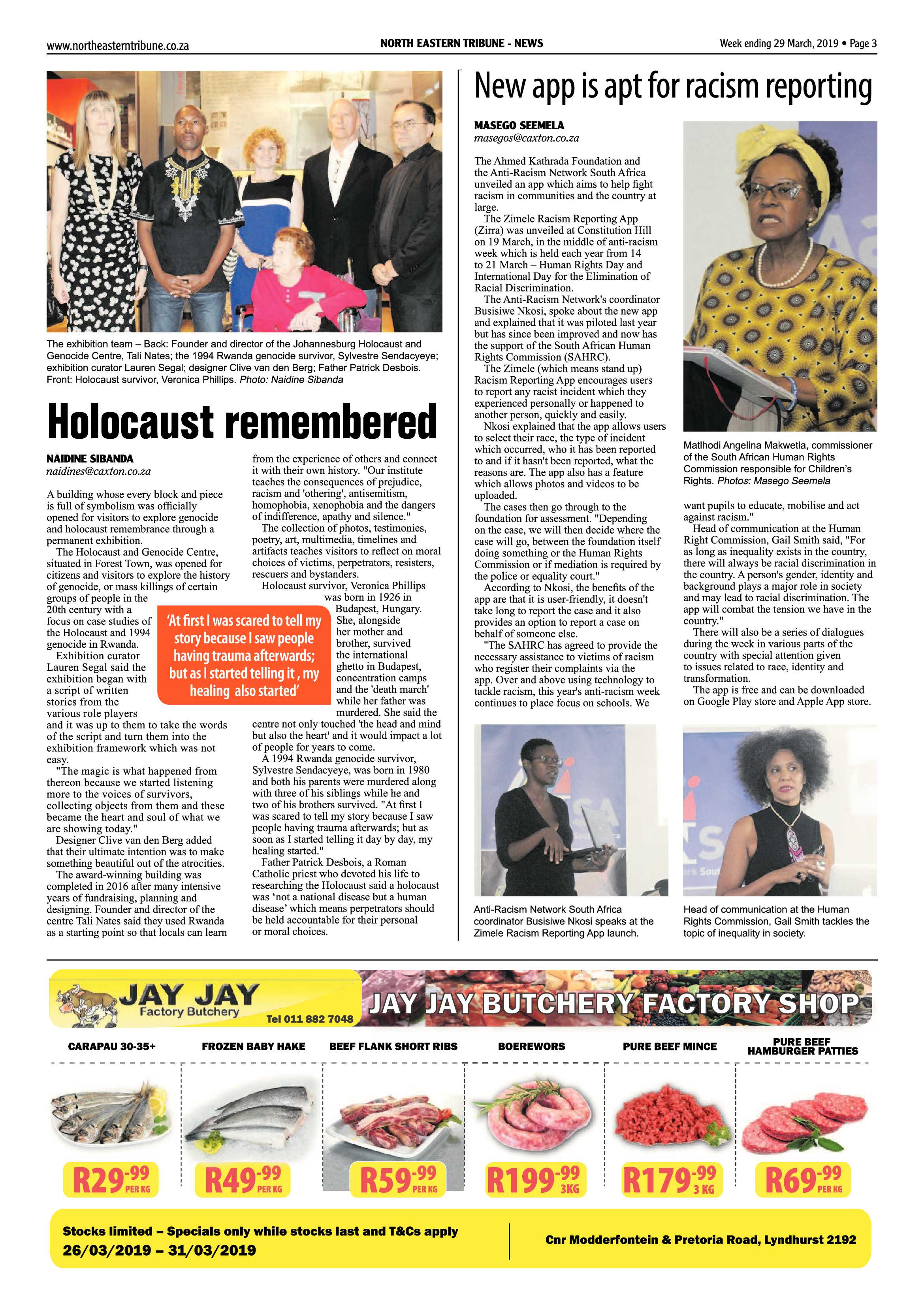 North Eastern Tribune 29 March, 2019 page 3