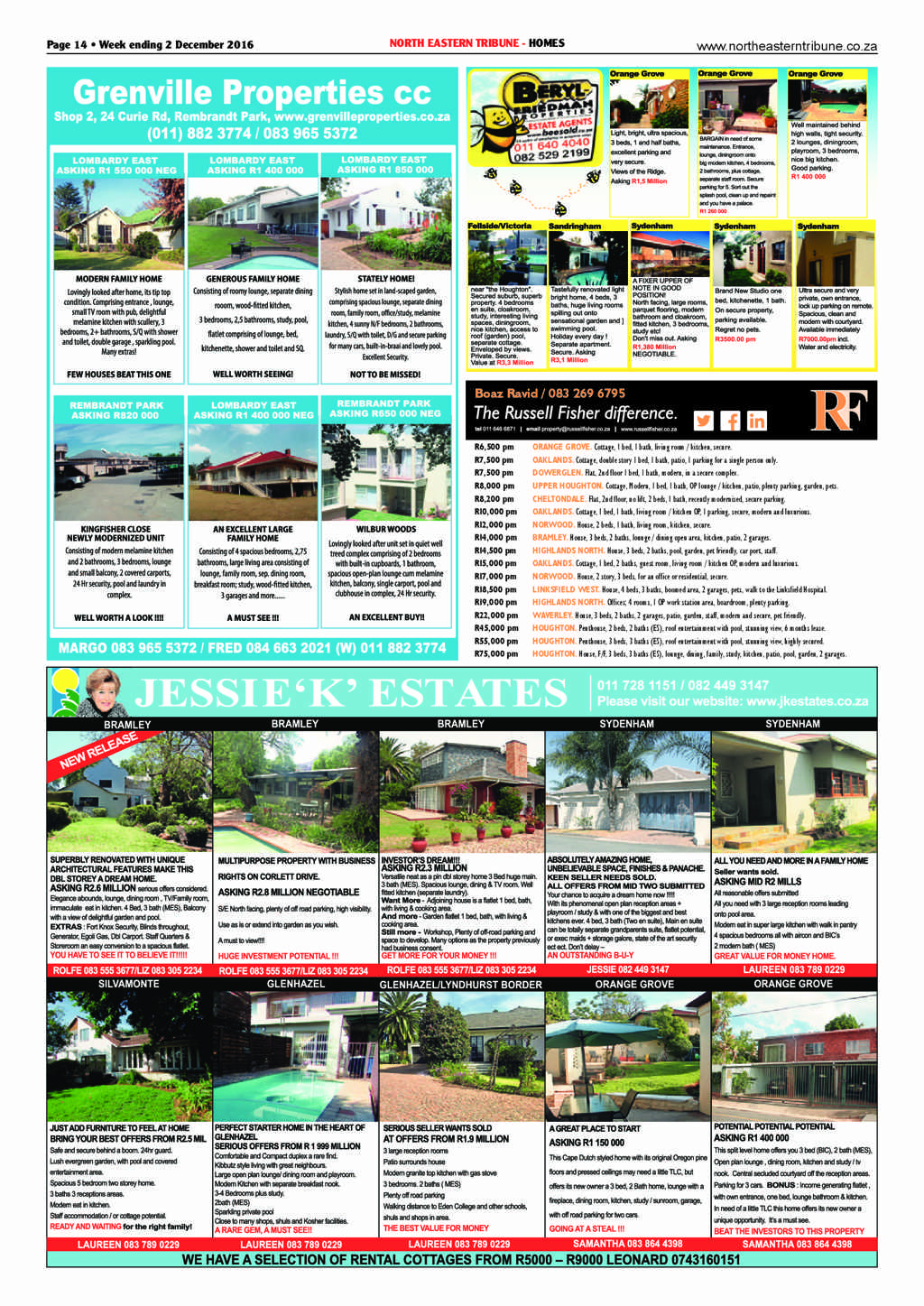 North Eastern Tribune 2 December 2016 page 14