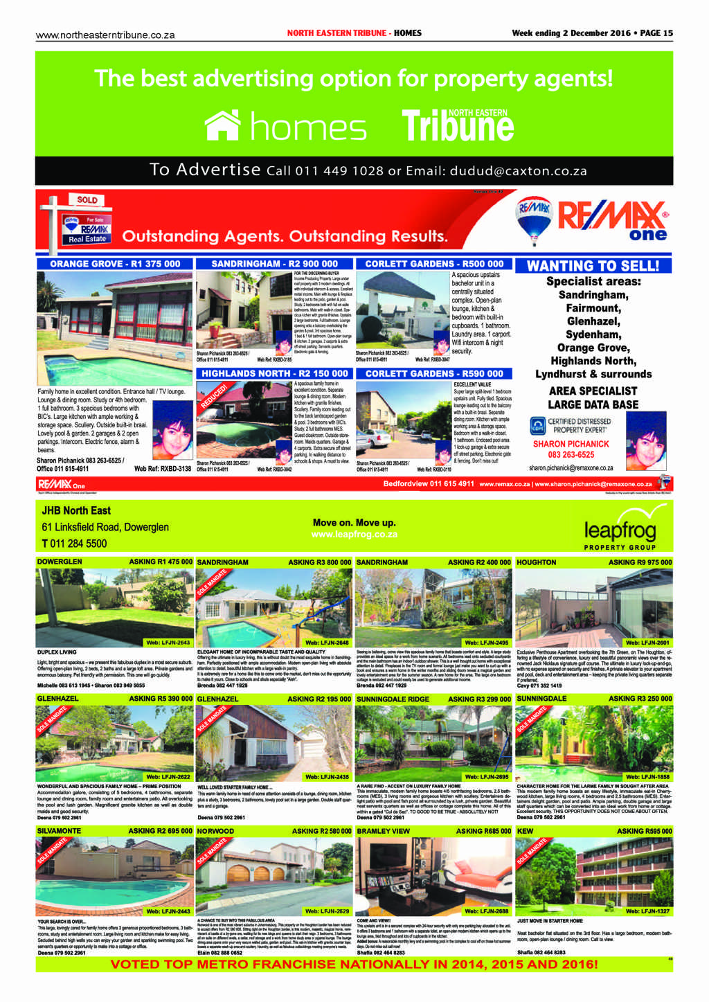 North Eastern Tribune 2 December 2016 page 15