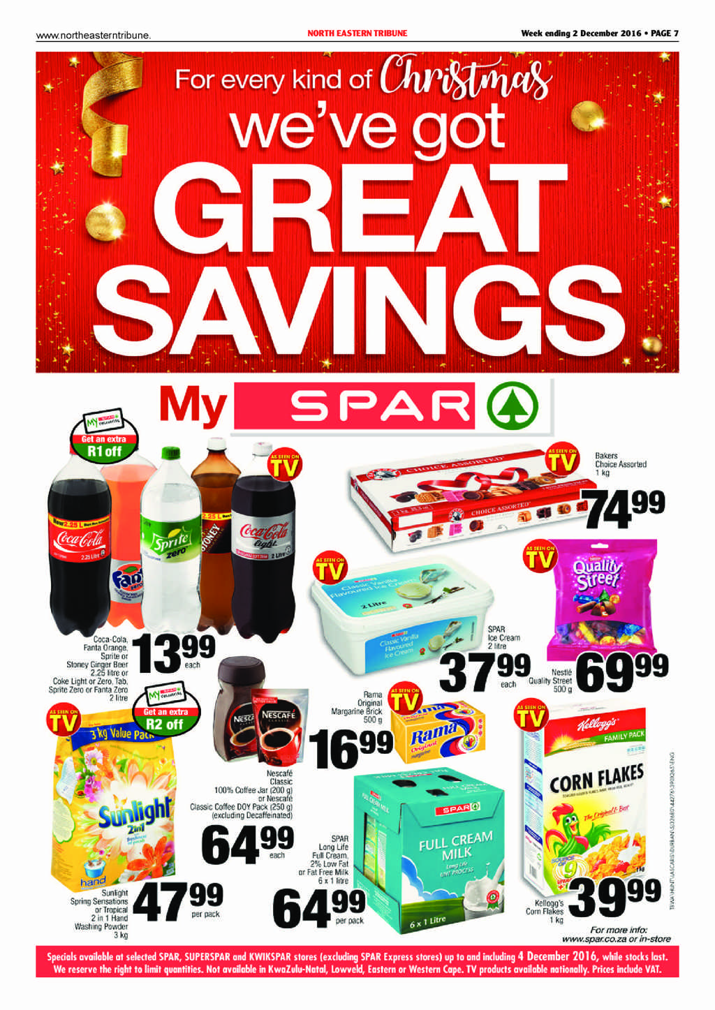 North Eastern Tribune 2 December 2016 page 7