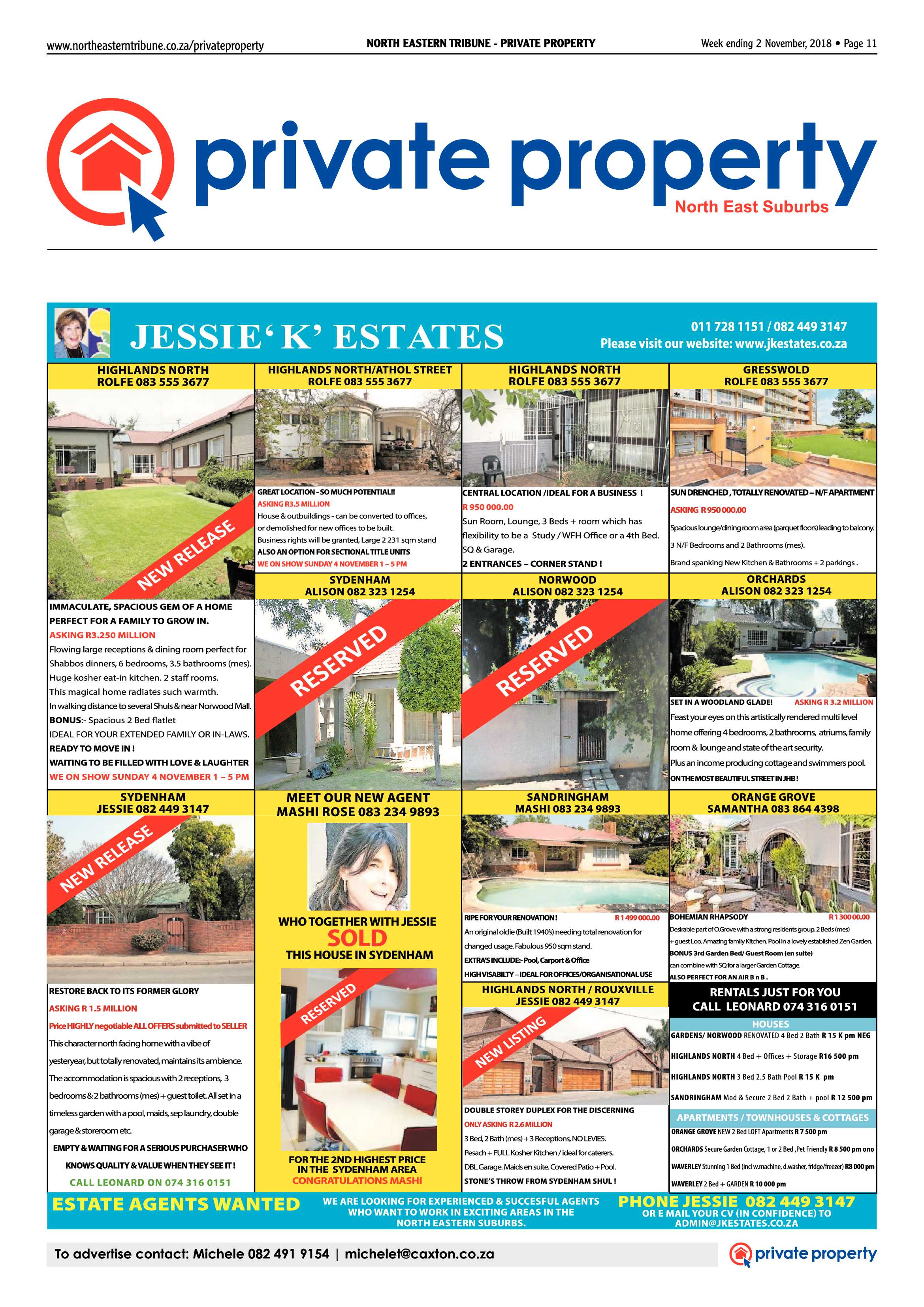 North Eastern Tribune 2 November, 2018 page 11