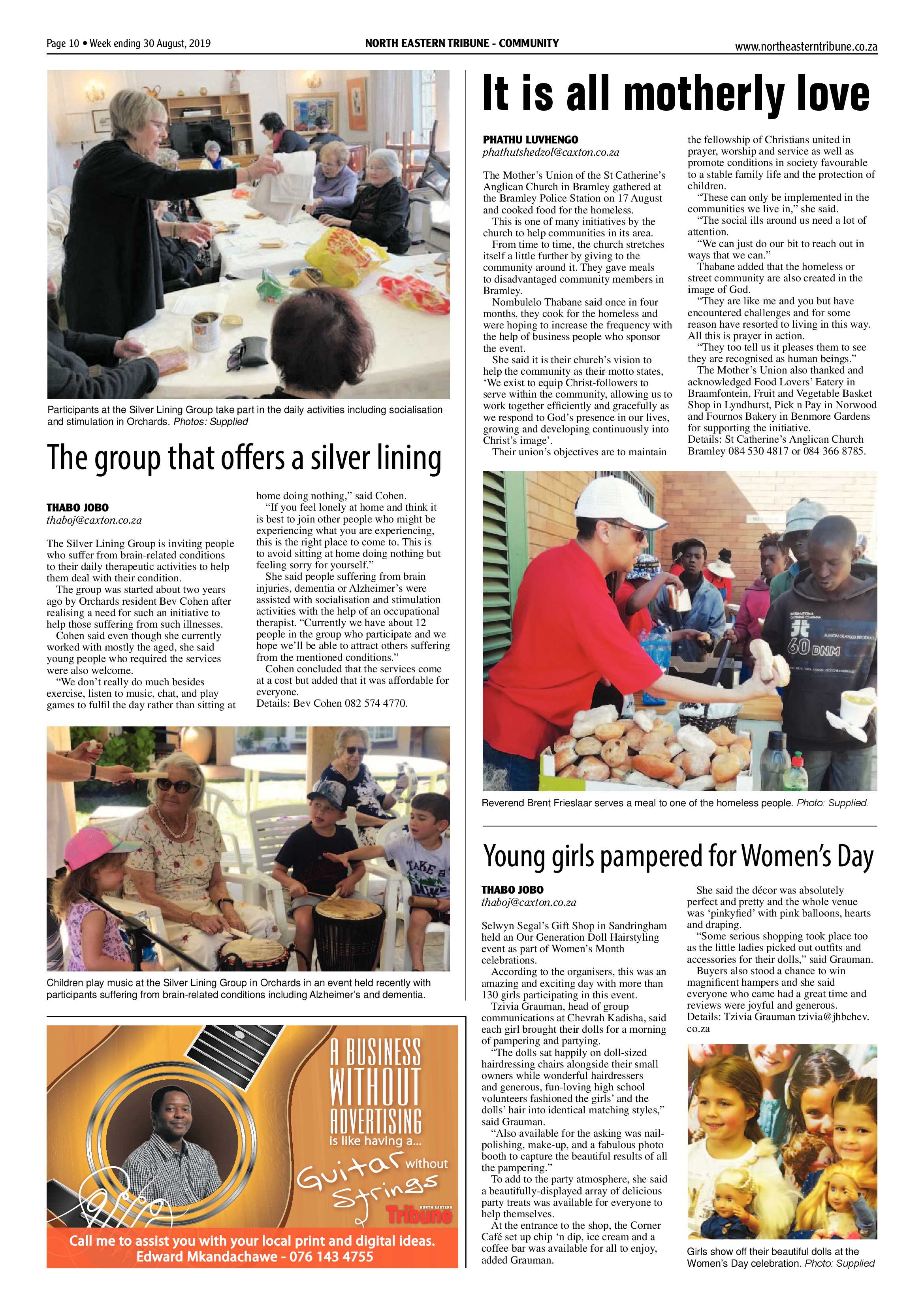 North Eastern Tribune 30 August, 2019 page 10