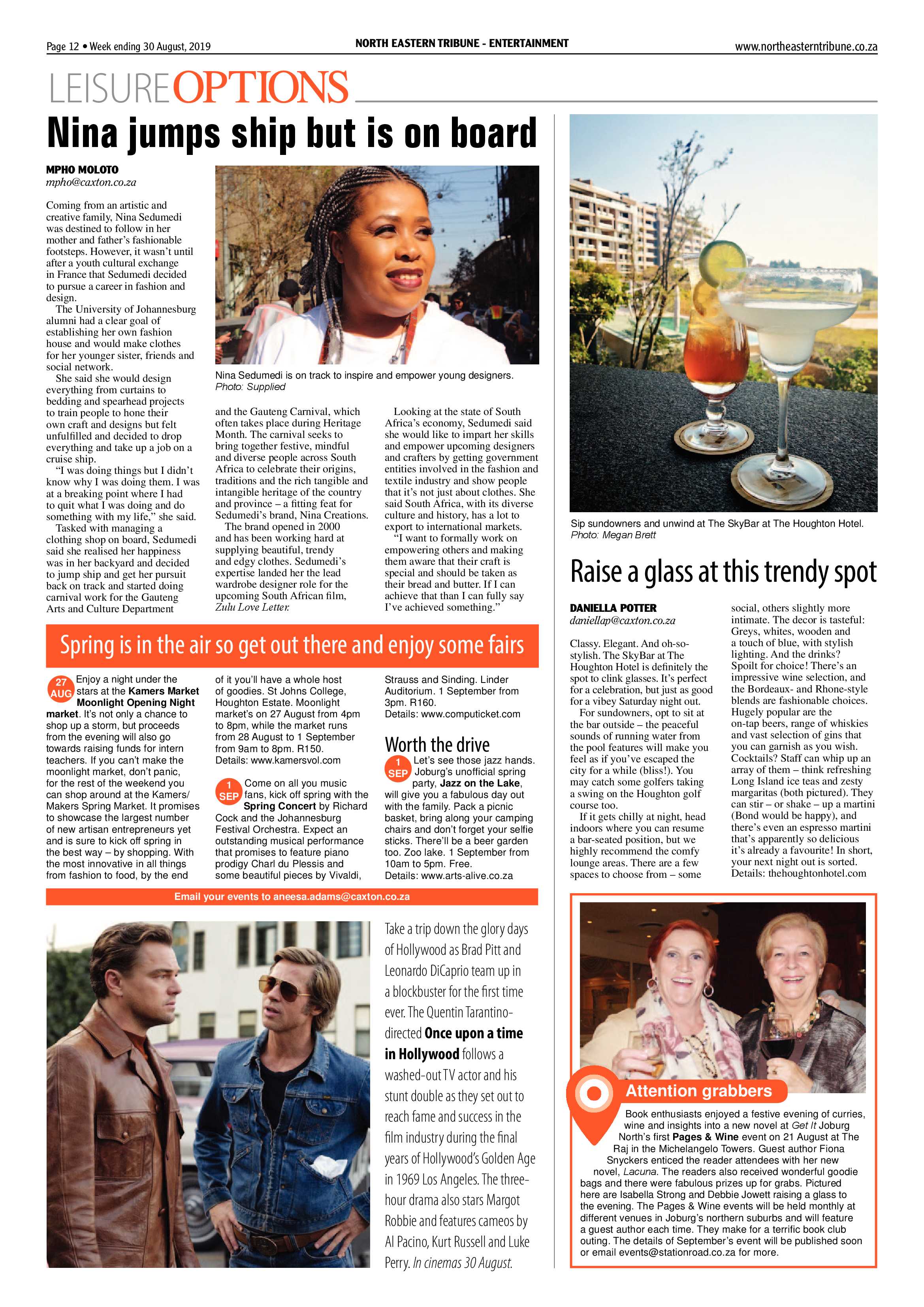 North Eastern Tribune 30 August, 2019 page 12