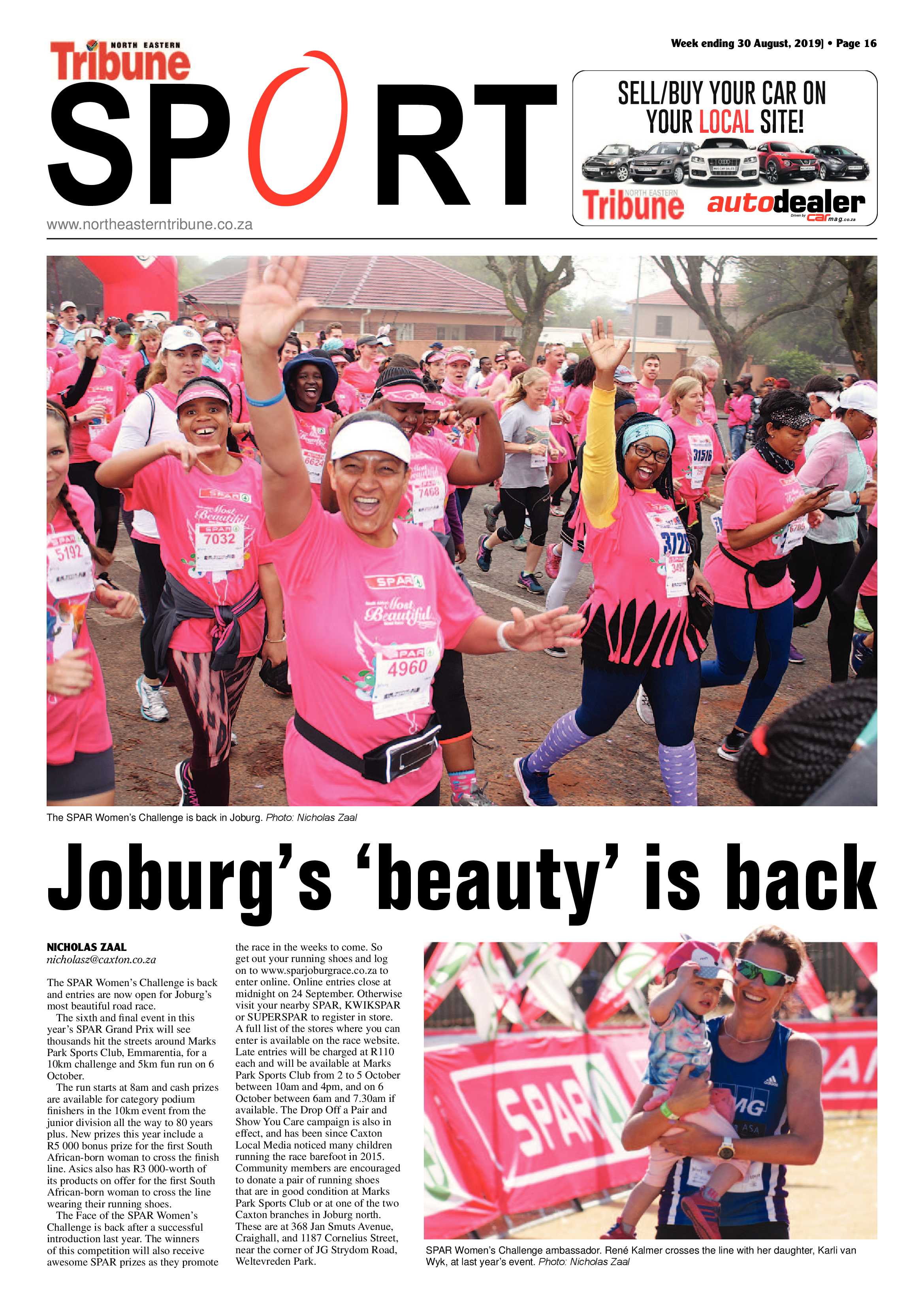 North Eastern Tribune 30 August, 2019 page 16