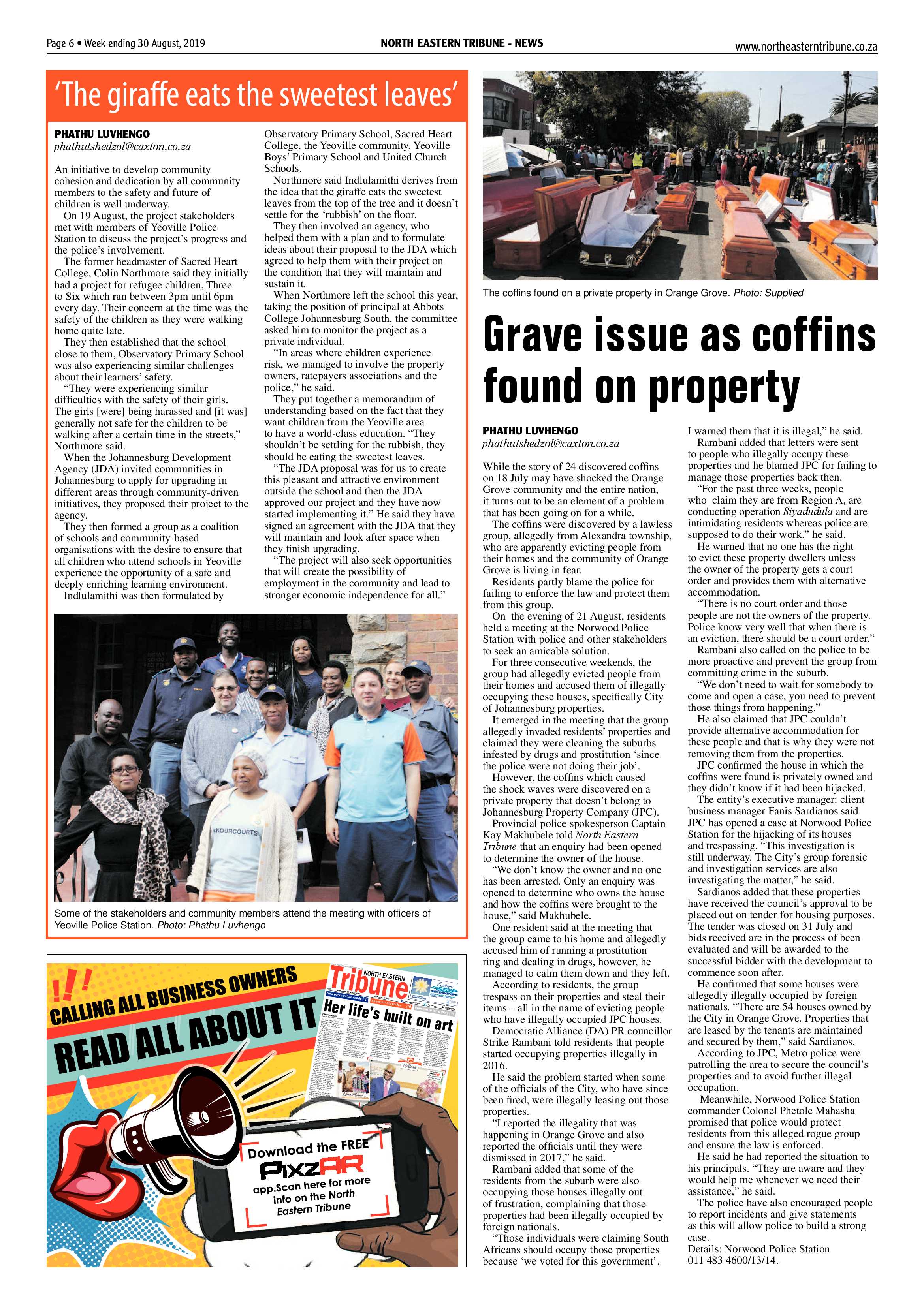 North Eastern Tribune 30 August, 2019 page 6