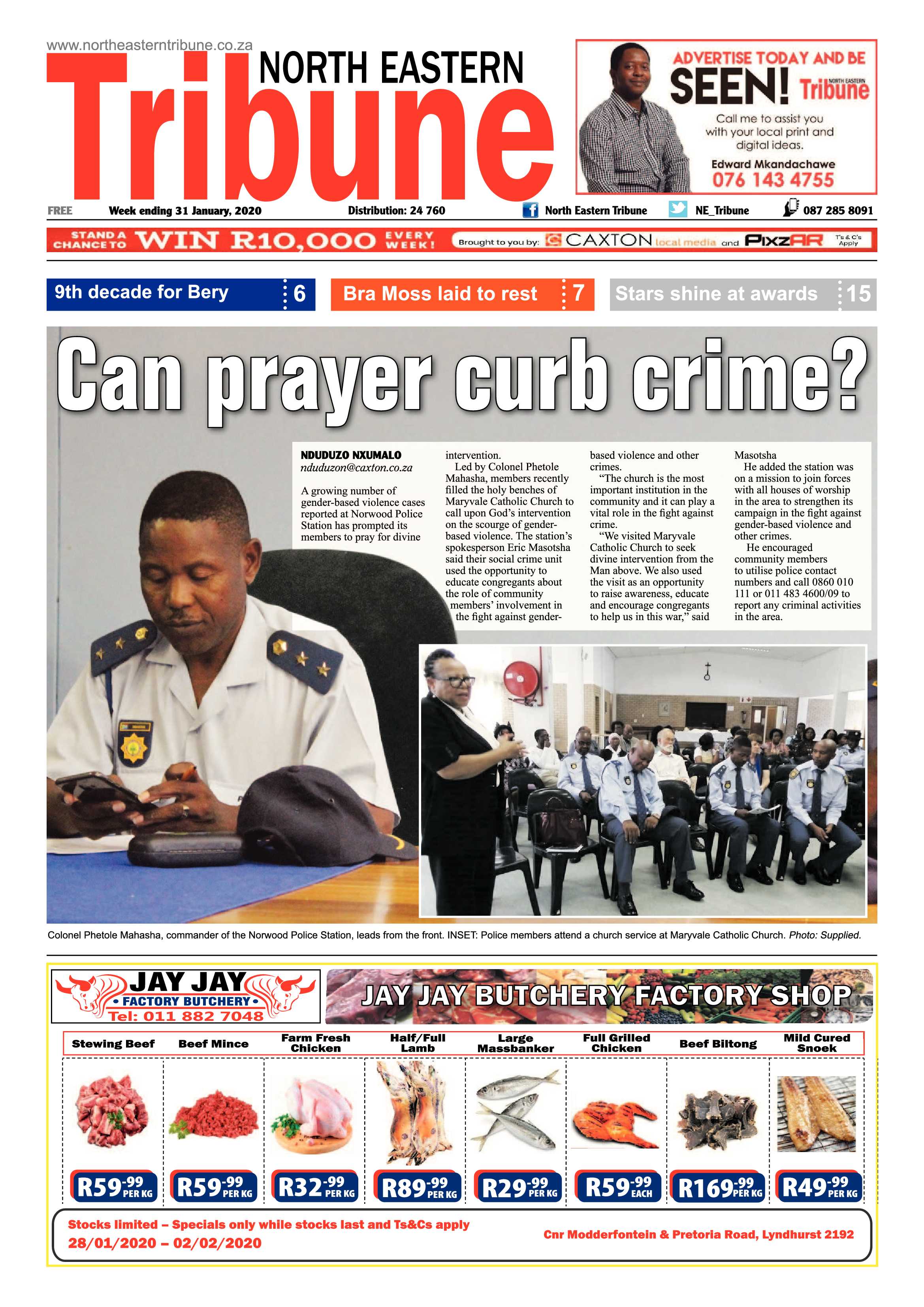 North Eastern Tribune 31 January 2020 page 1