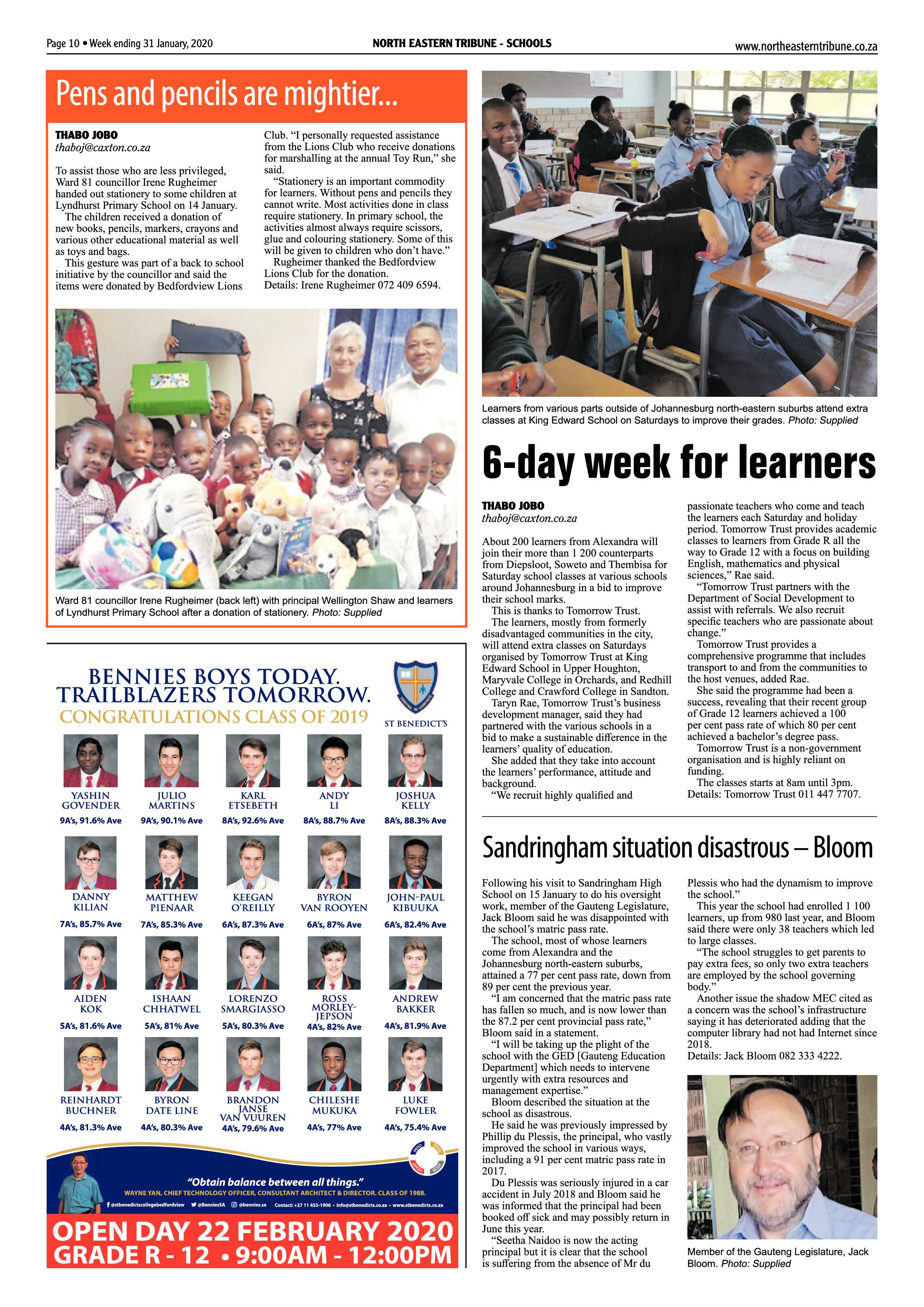 North Eastern Tribune 31 January 2020 page 10