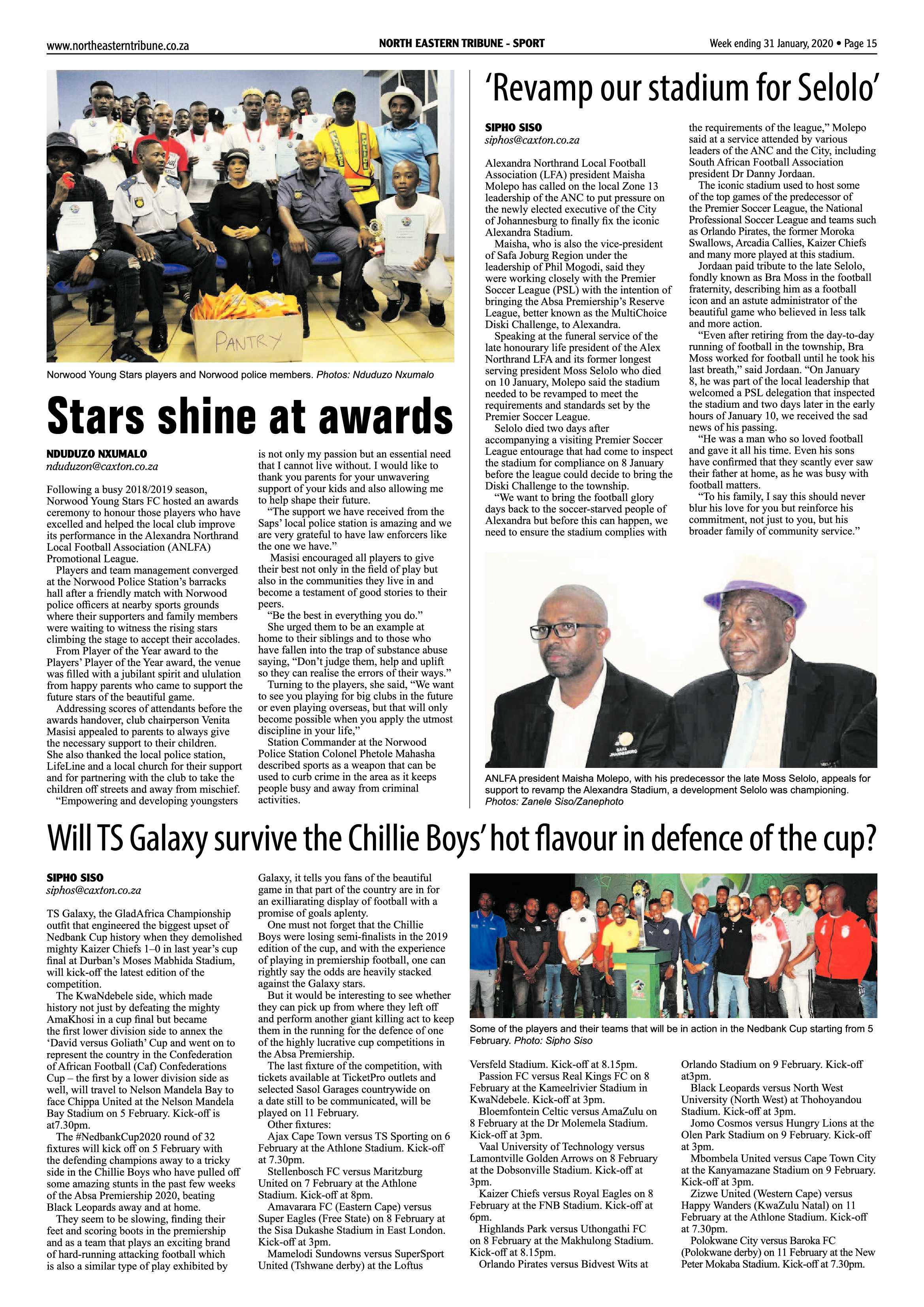North Eastern Tribune 31 January 2020 page 15