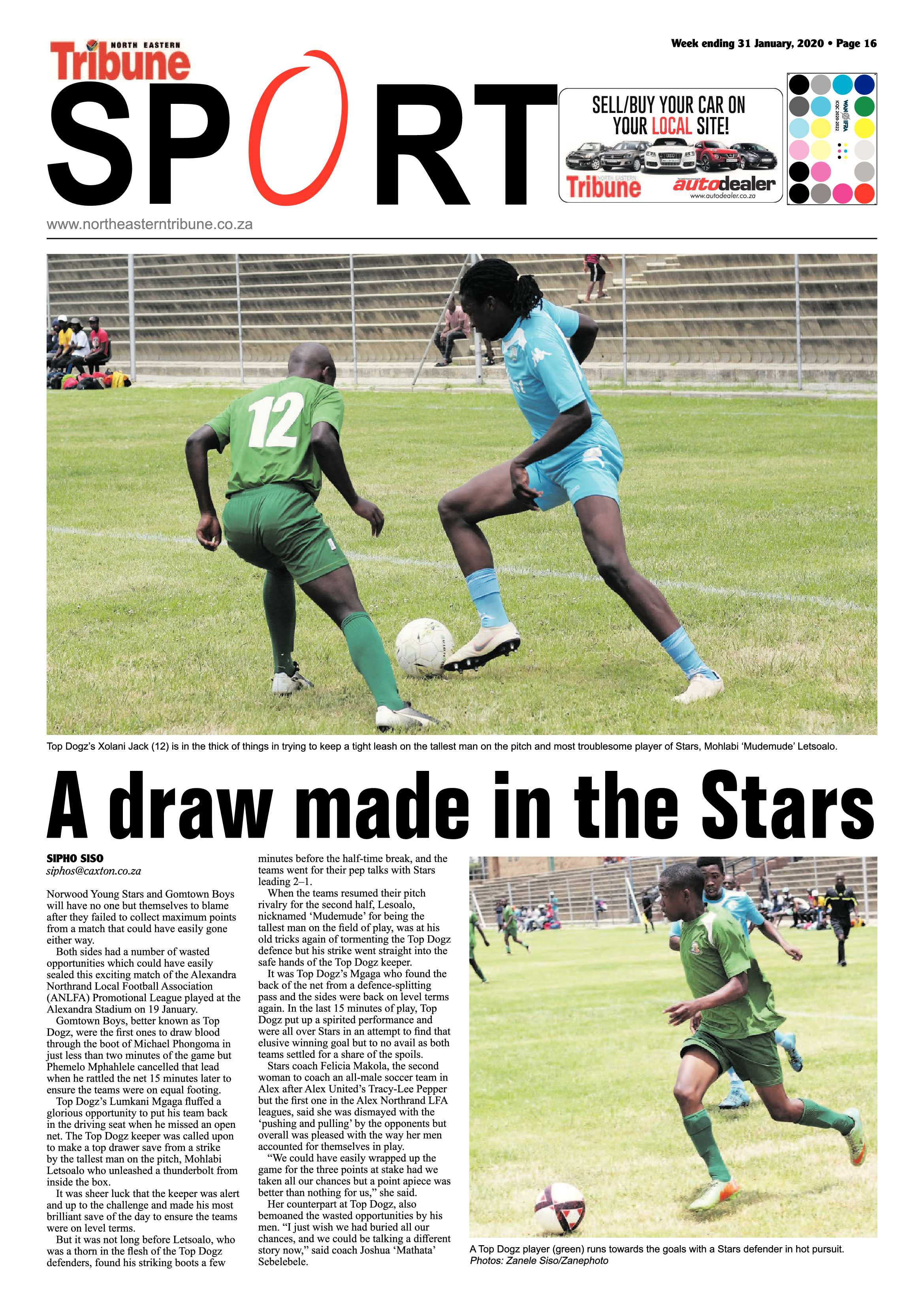 North Eastern Tribune 31 January 2020 page 16