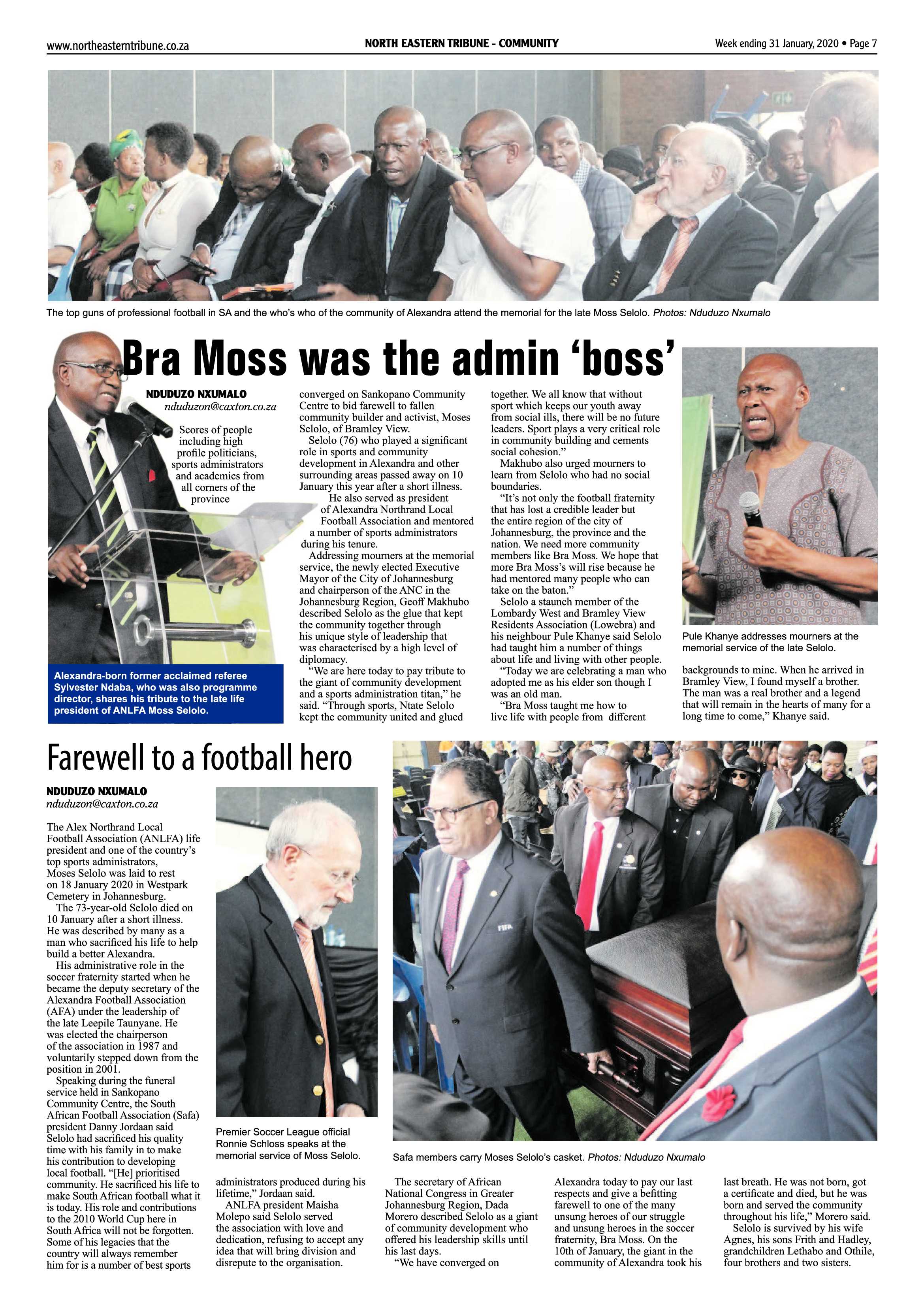 North Eastern Tribune 31 January 2020 page 7