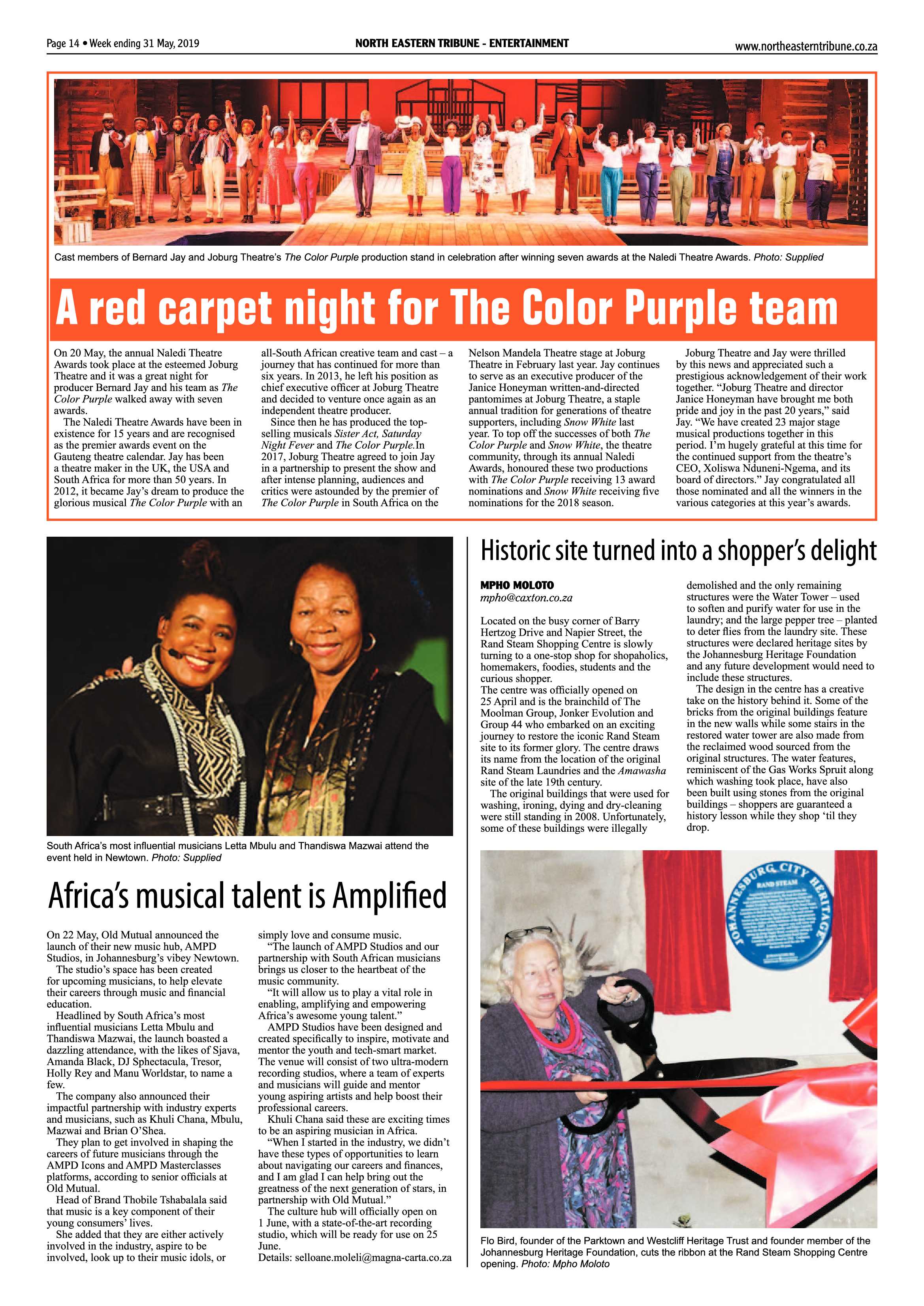 North Eastern Tribune 31 May, 2019 page 14