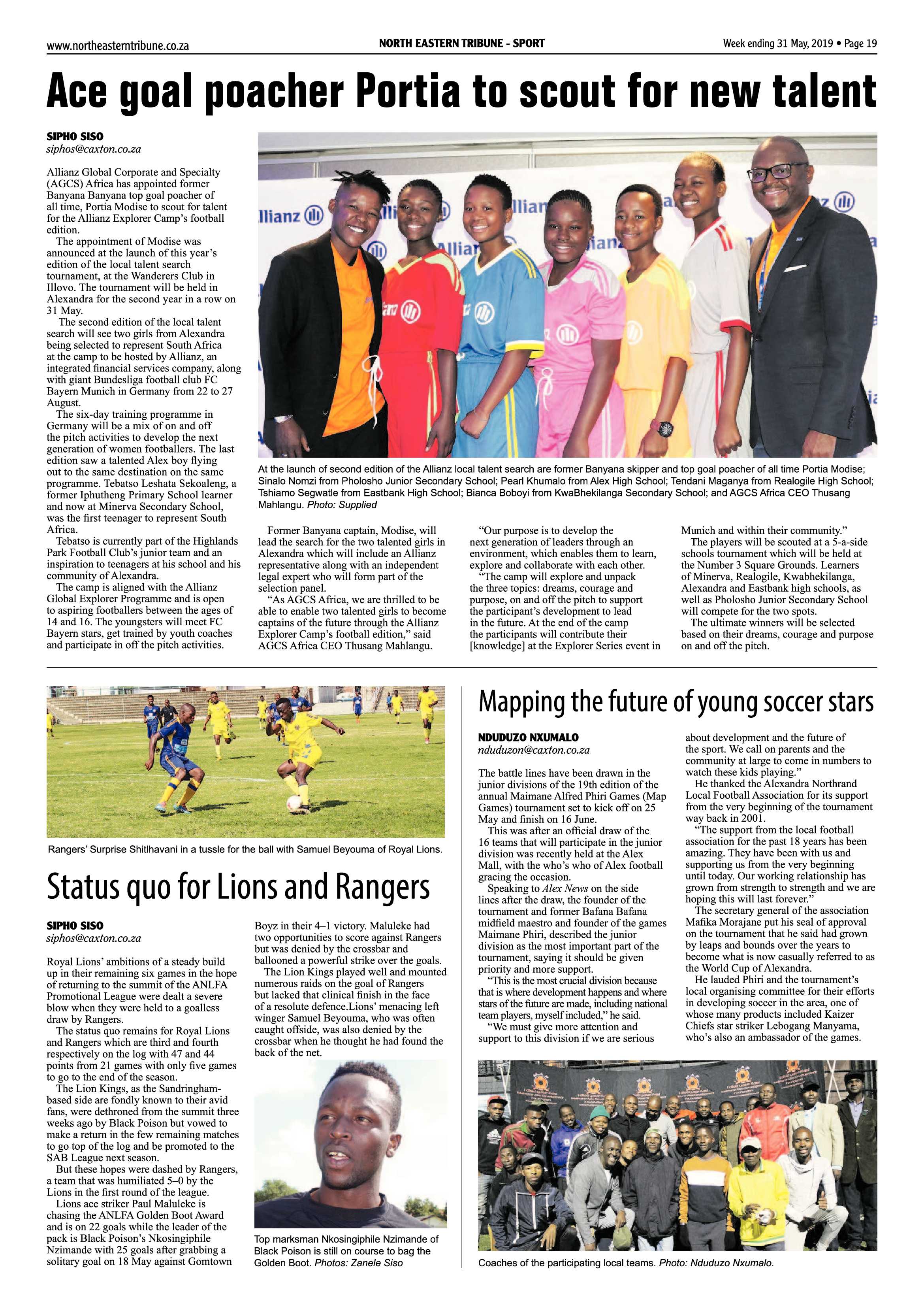 North Eastern Tribune 31 May, 2019 page 19