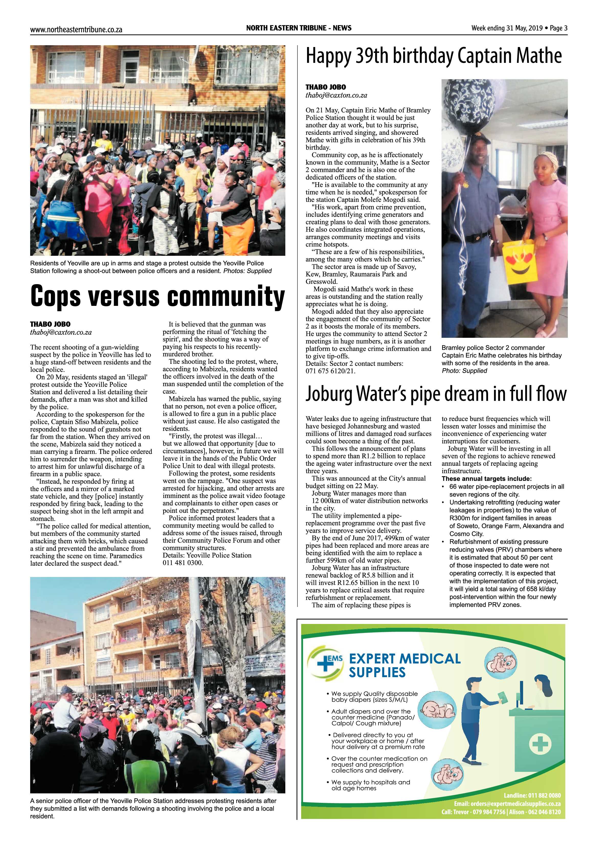North Eastern Tribune 31 May, 2019 page 3