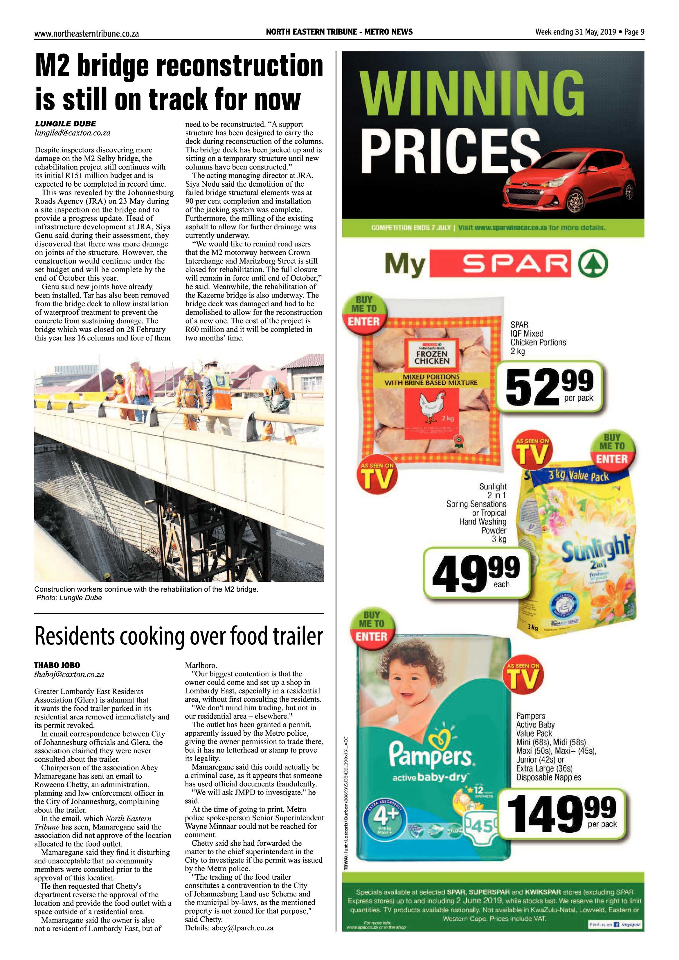 North Eastern Tribune 31 May, 2019 page 9