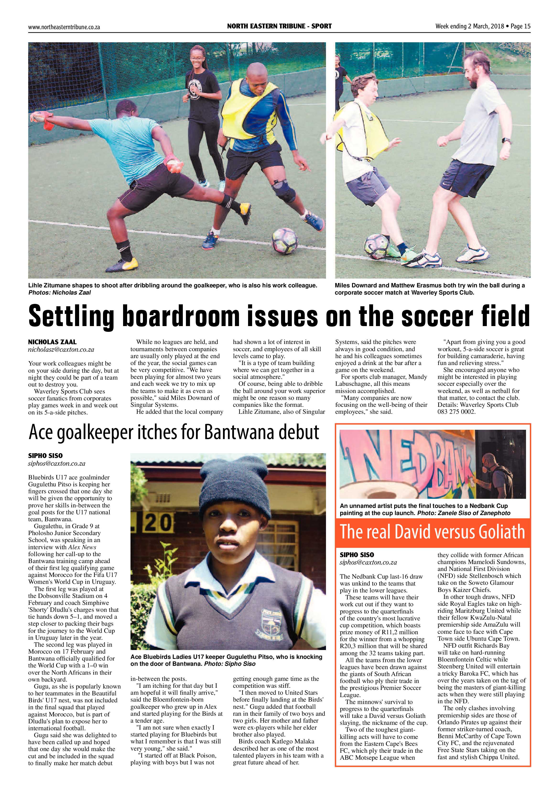 North Eastern Tribune 3 March 2018 page 15