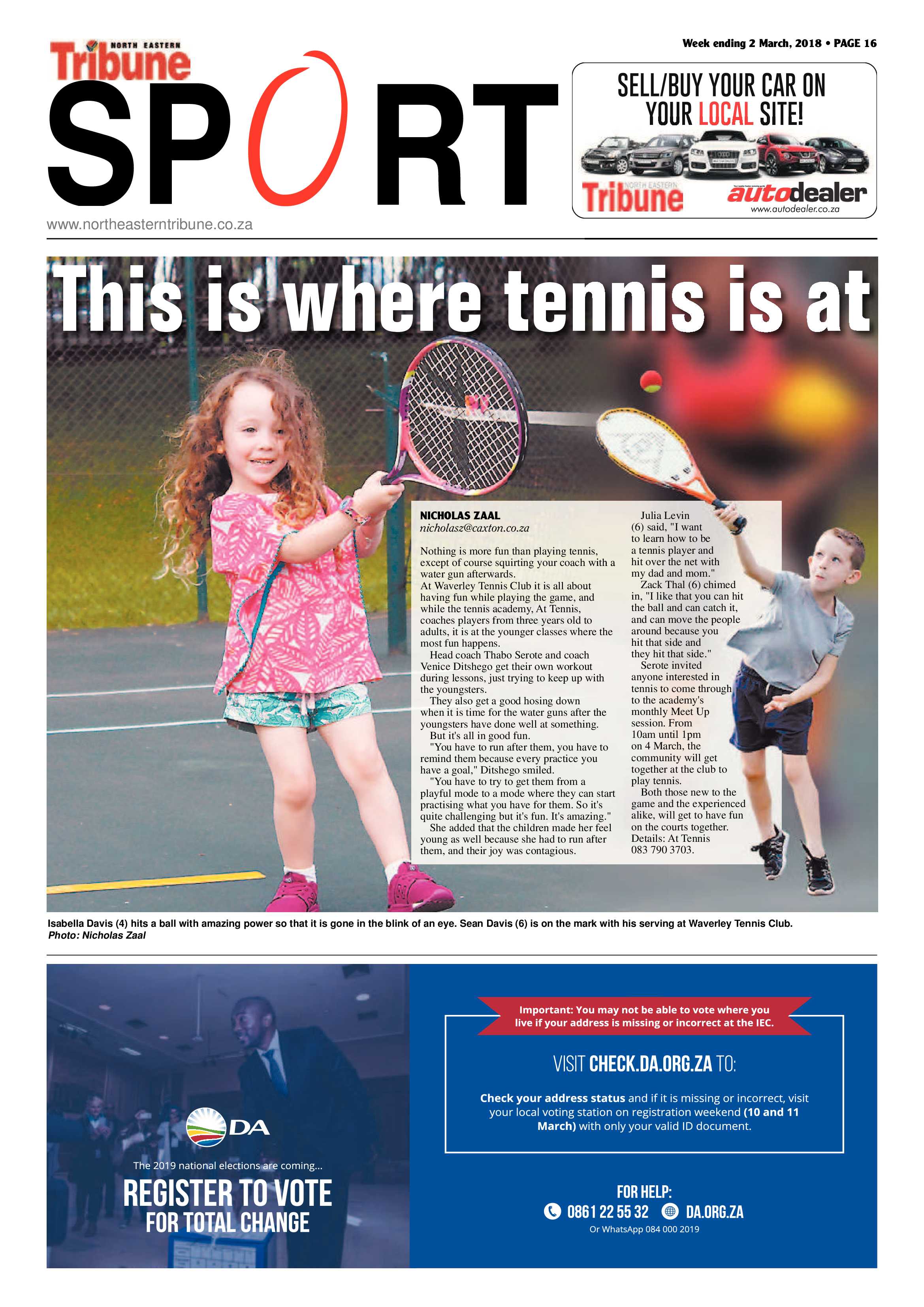 North Eastern Tribune 3 March 2018 page 16
