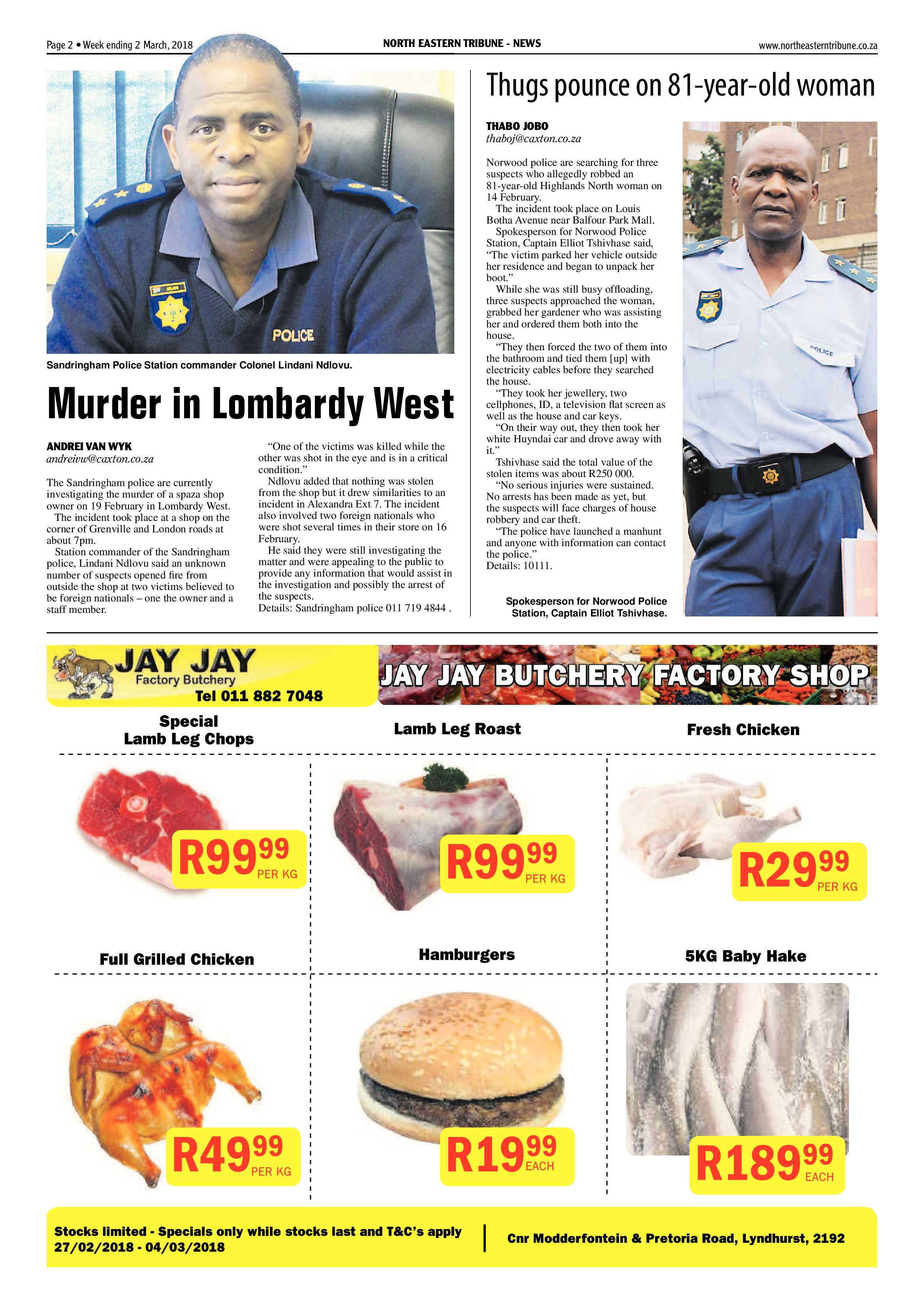 North Eastern Tribune 3 March 2018 page 2