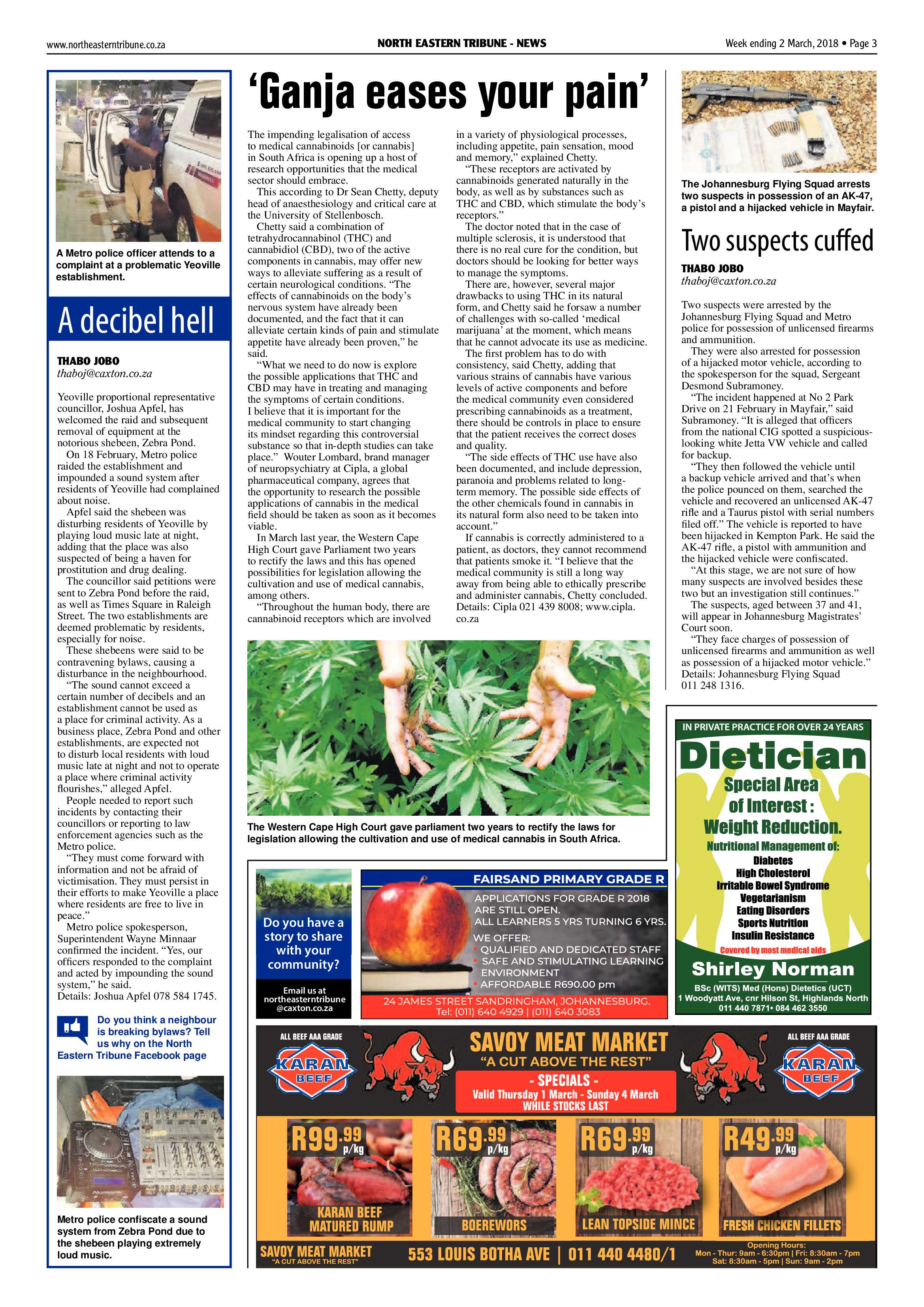 North Eastern Tribune 3 March 2018 page 3